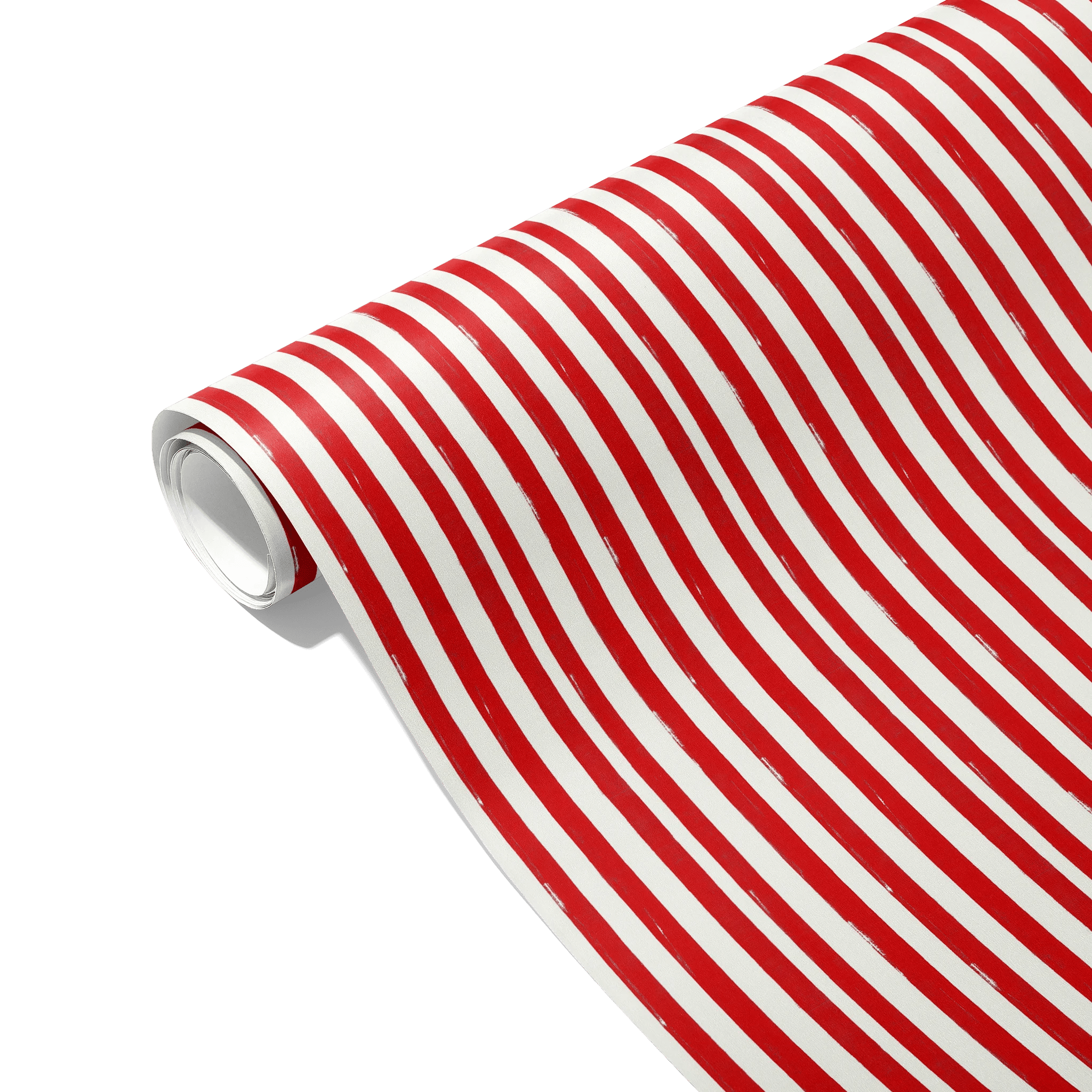 Red-y, Set, Stripe Gift Wrapping Paper