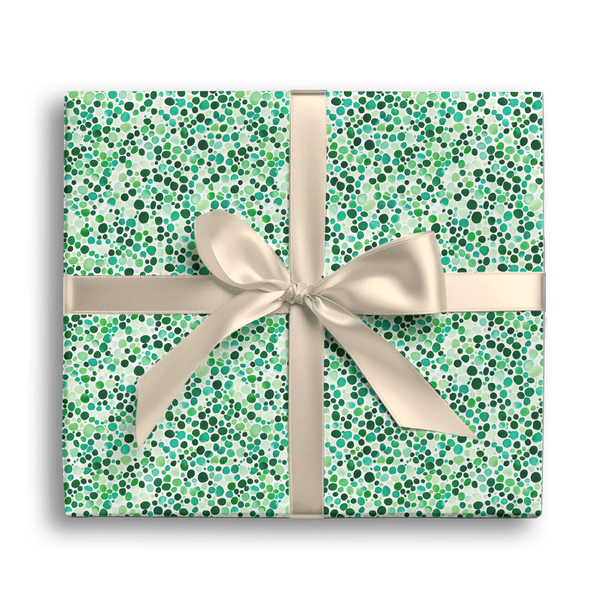 Green Party Gift Wrapping Paper