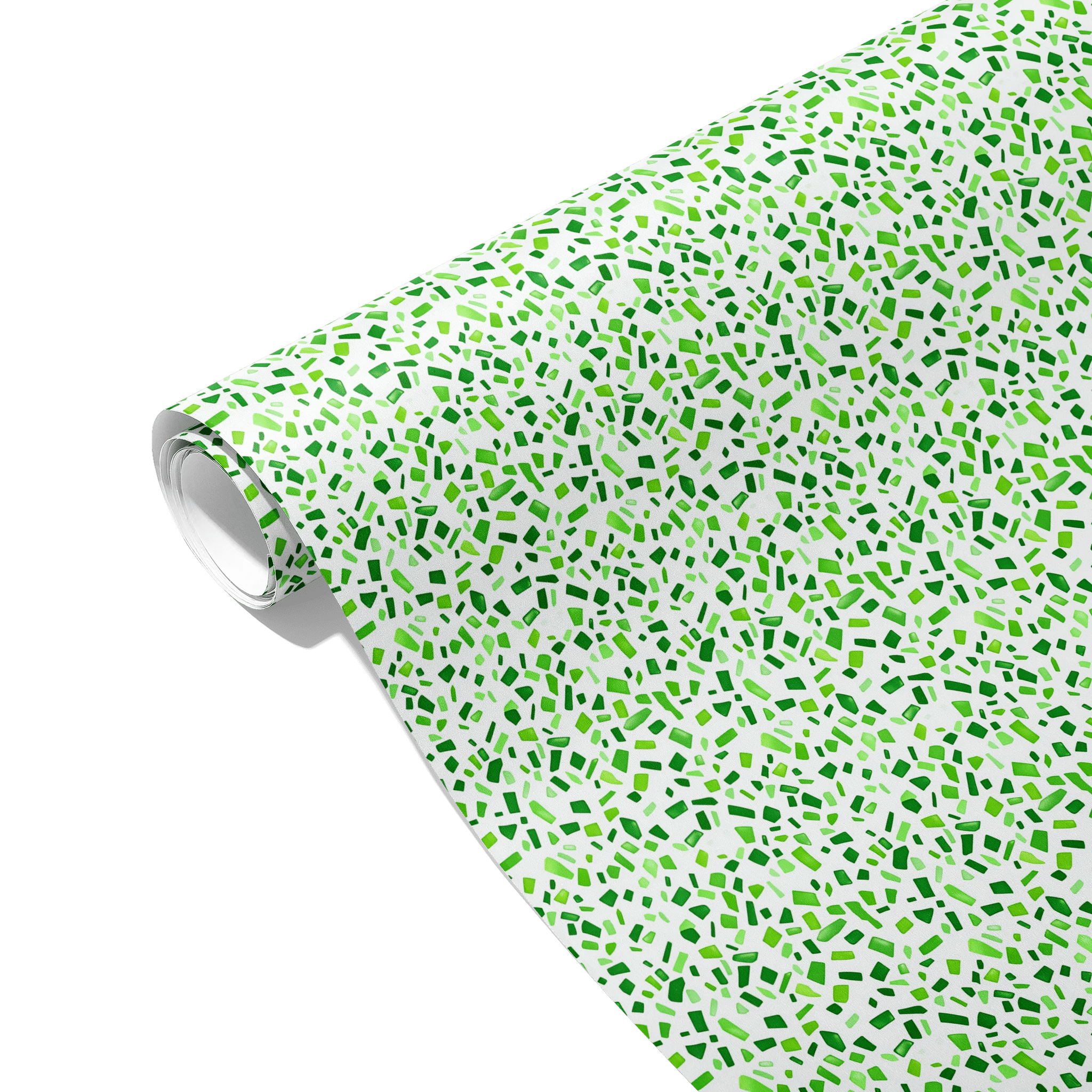 Piece Of Green Gift Wrapping Paper