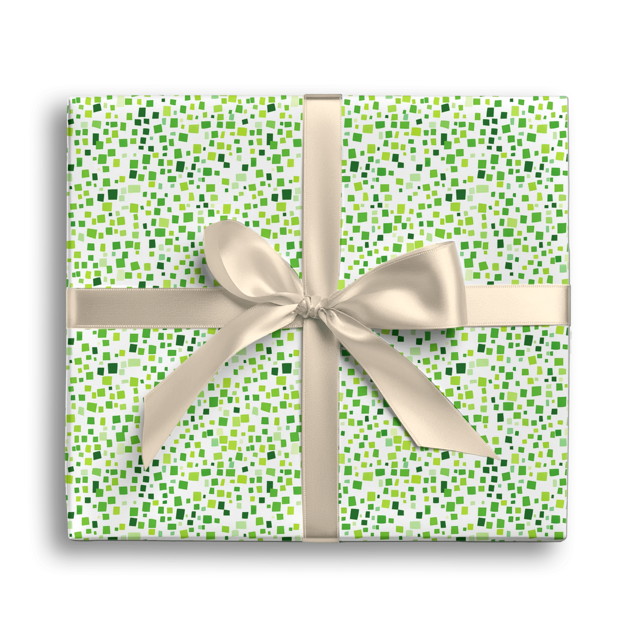 Green Bits & Pieces Gift Wrapping Paper