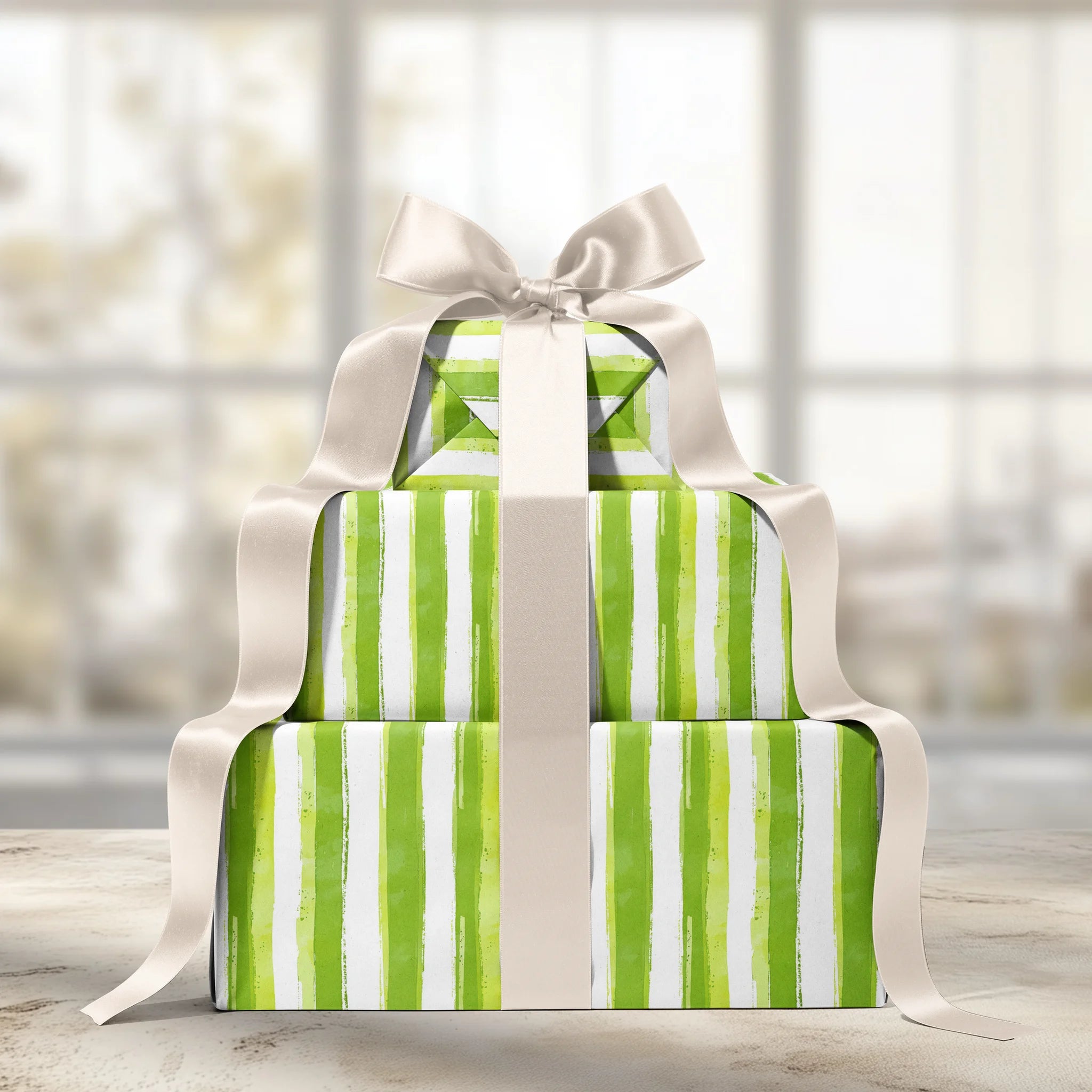 Stripe Up Your Day Gift Wrapping Paper