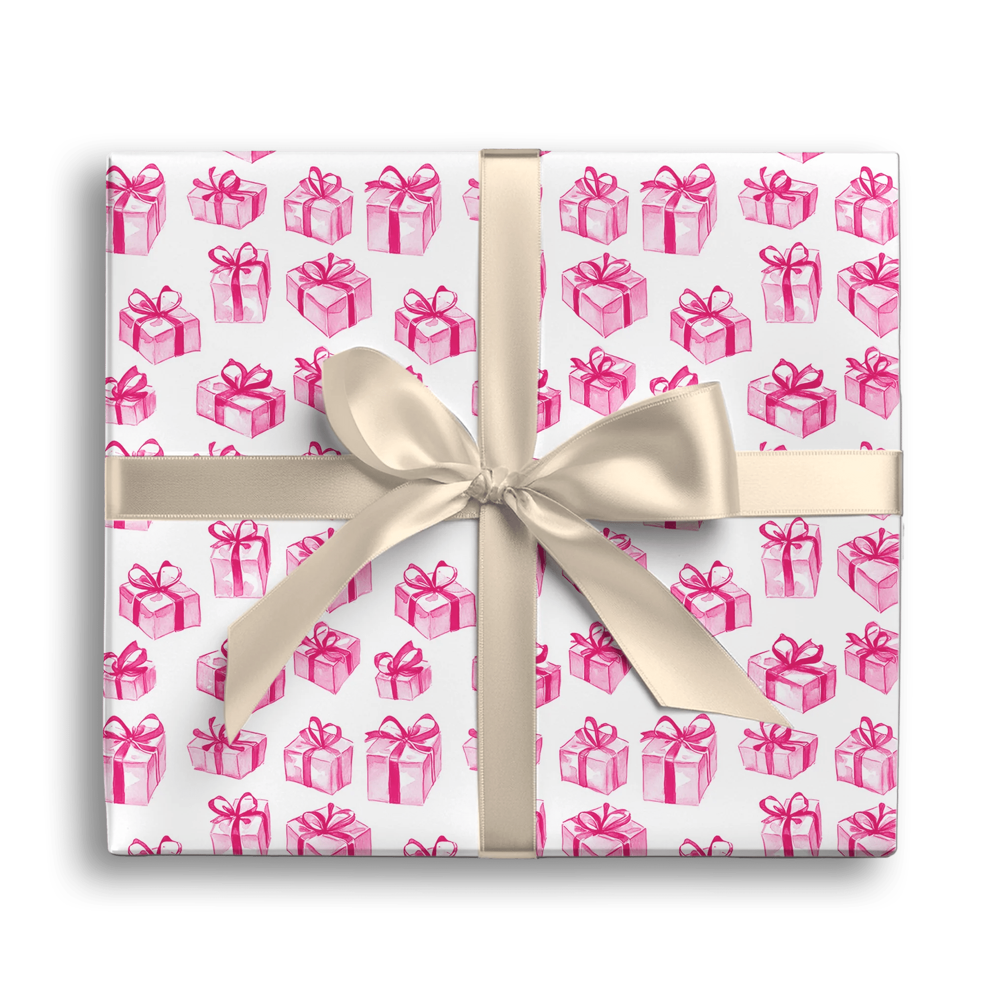 Pretty In Present Pink Gift Wrapping Paper