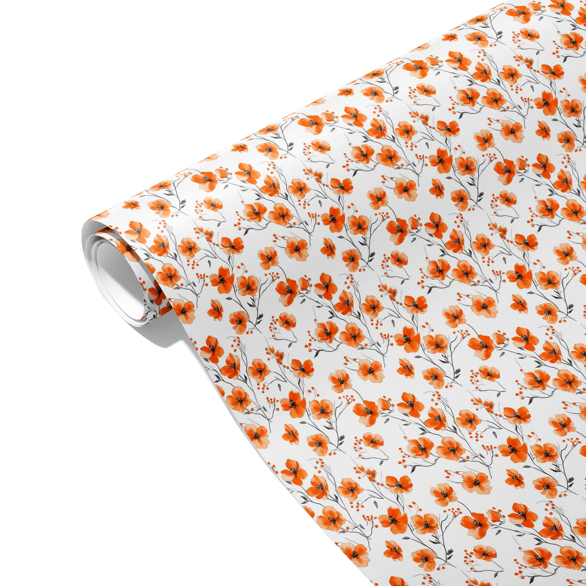 Orange-Inal Beauty Gift Wrapping Paper