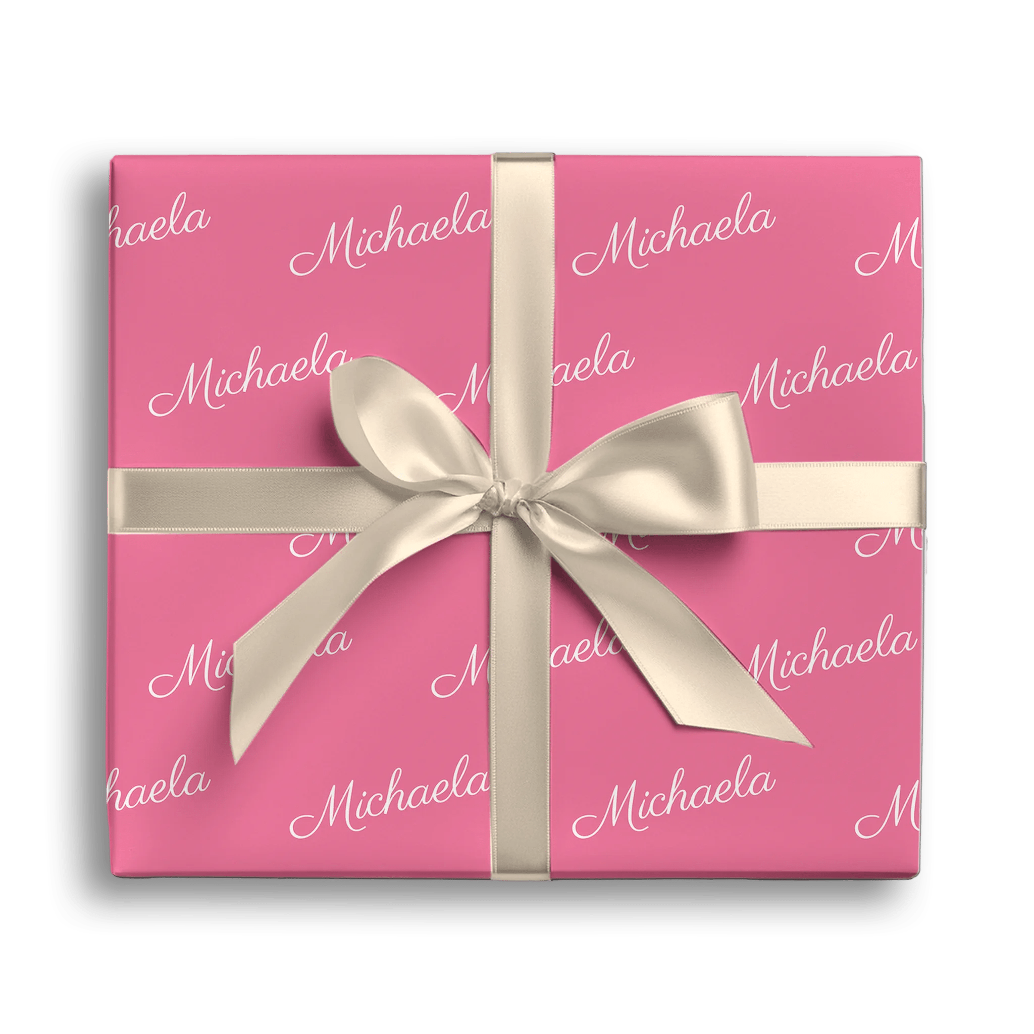 Name Drop Gift Wrapping Paper