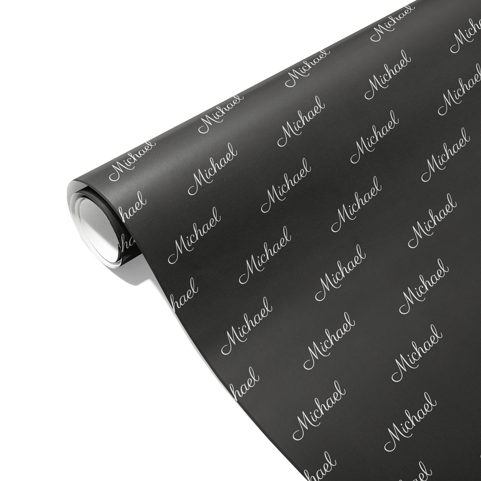Name Drop Zone Gift Wrapping Paper