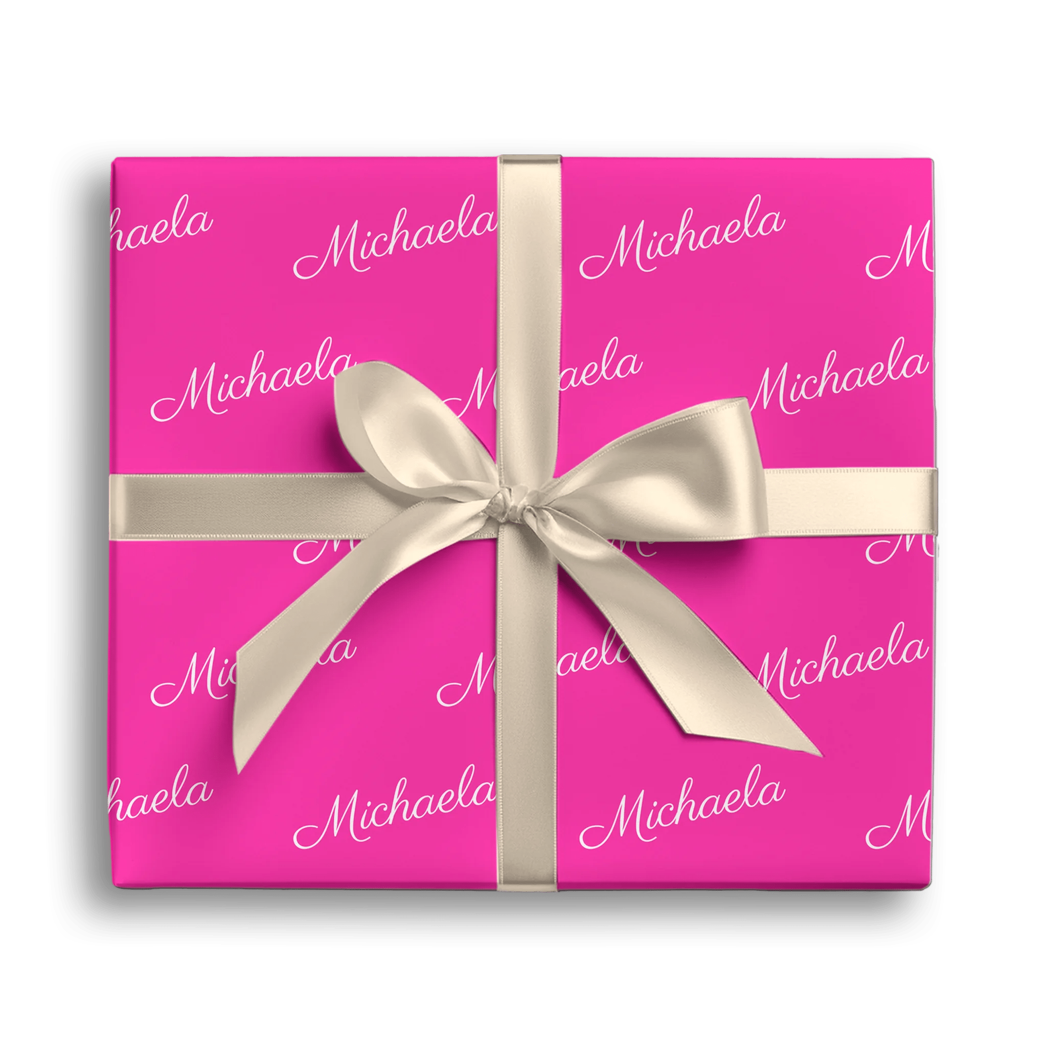 Signed and Lined Gift Wrapping Paper