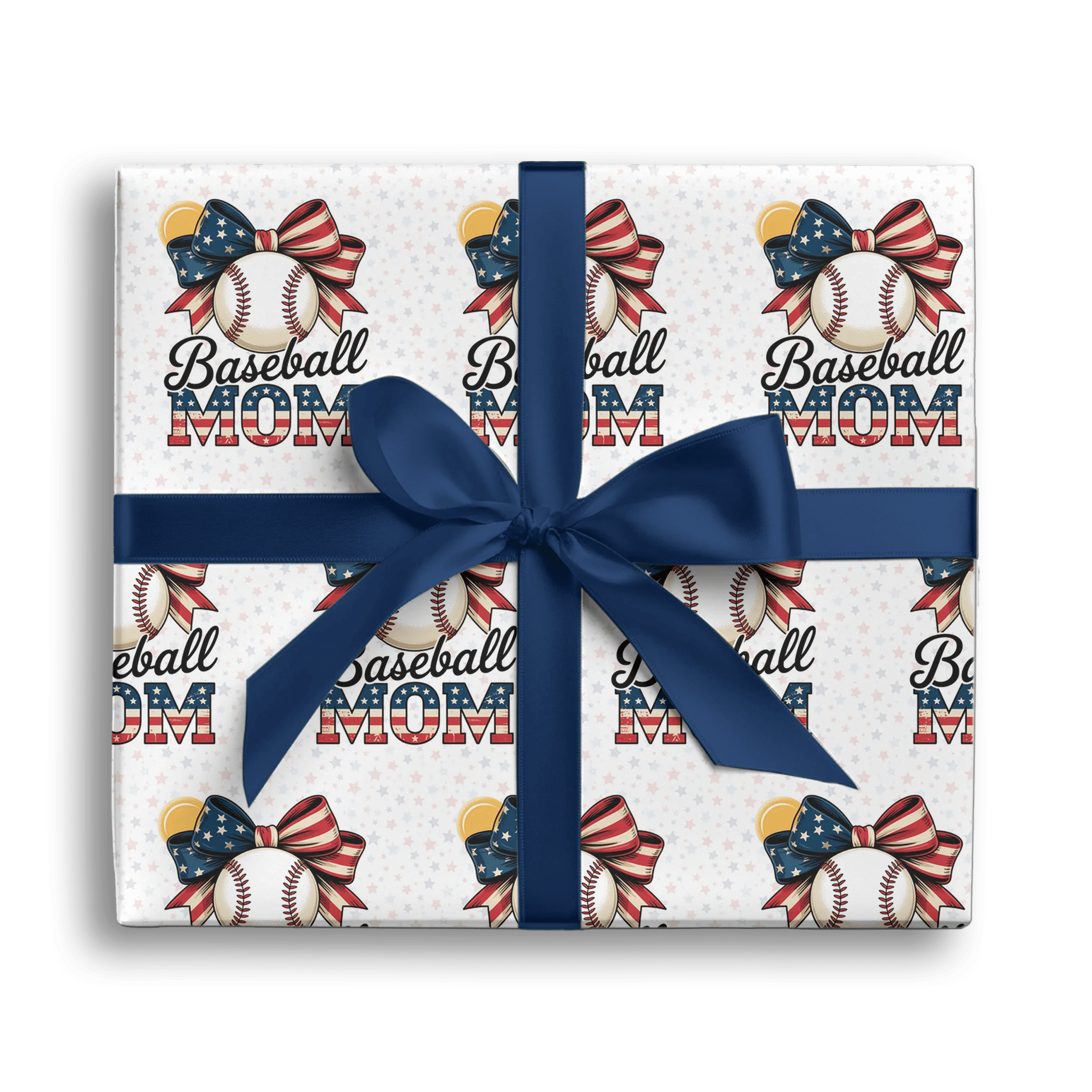 Diamond Mom Baseball Gift Wrapping Paper