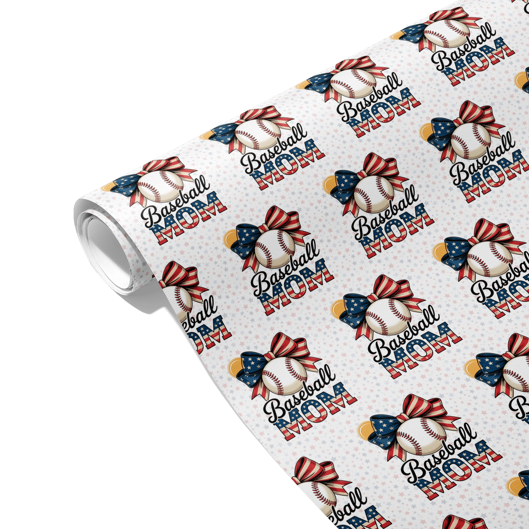 Diamond Mom Baseball Gift Wrapping Paper