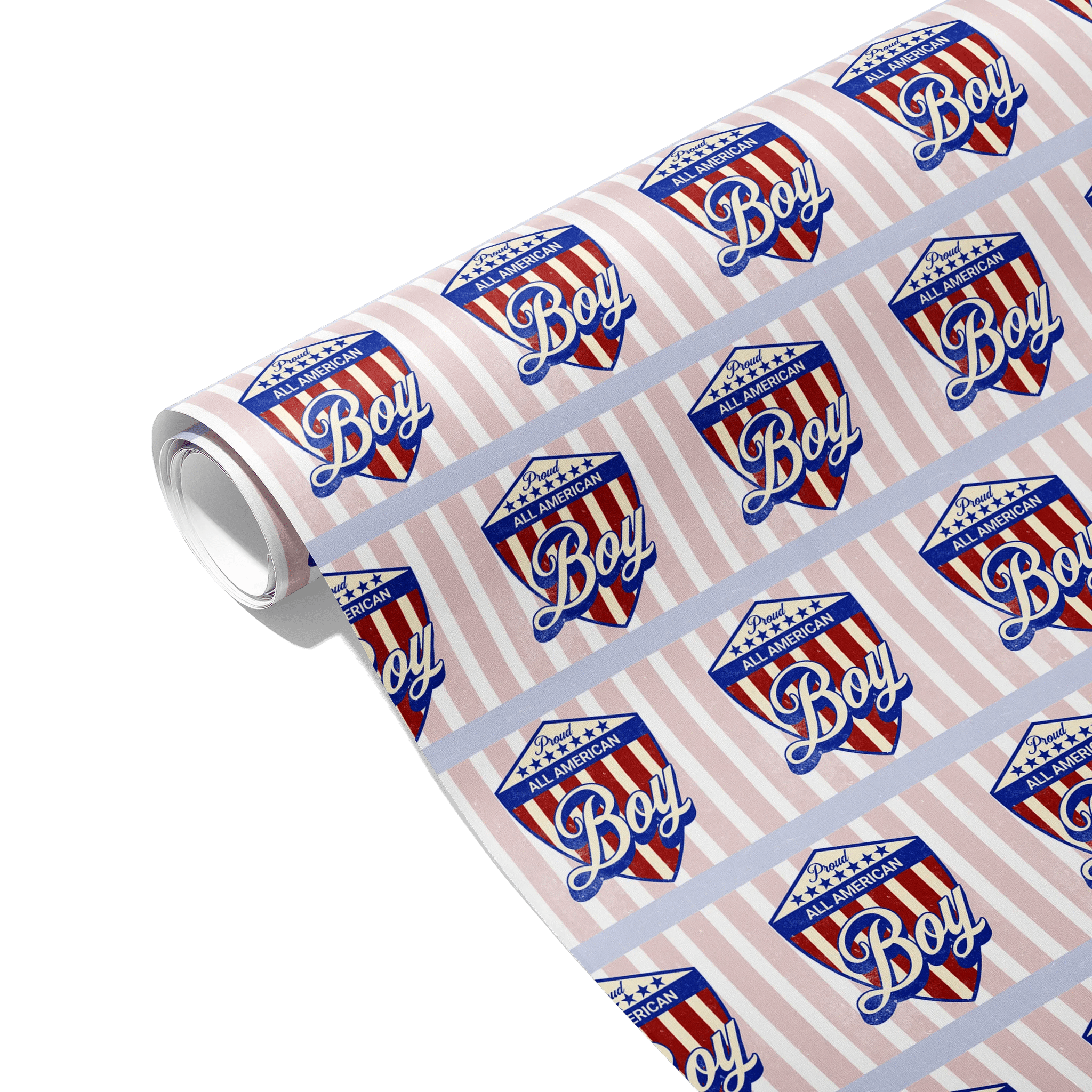 Young Patriot Spirit Gift Wrapping Paper