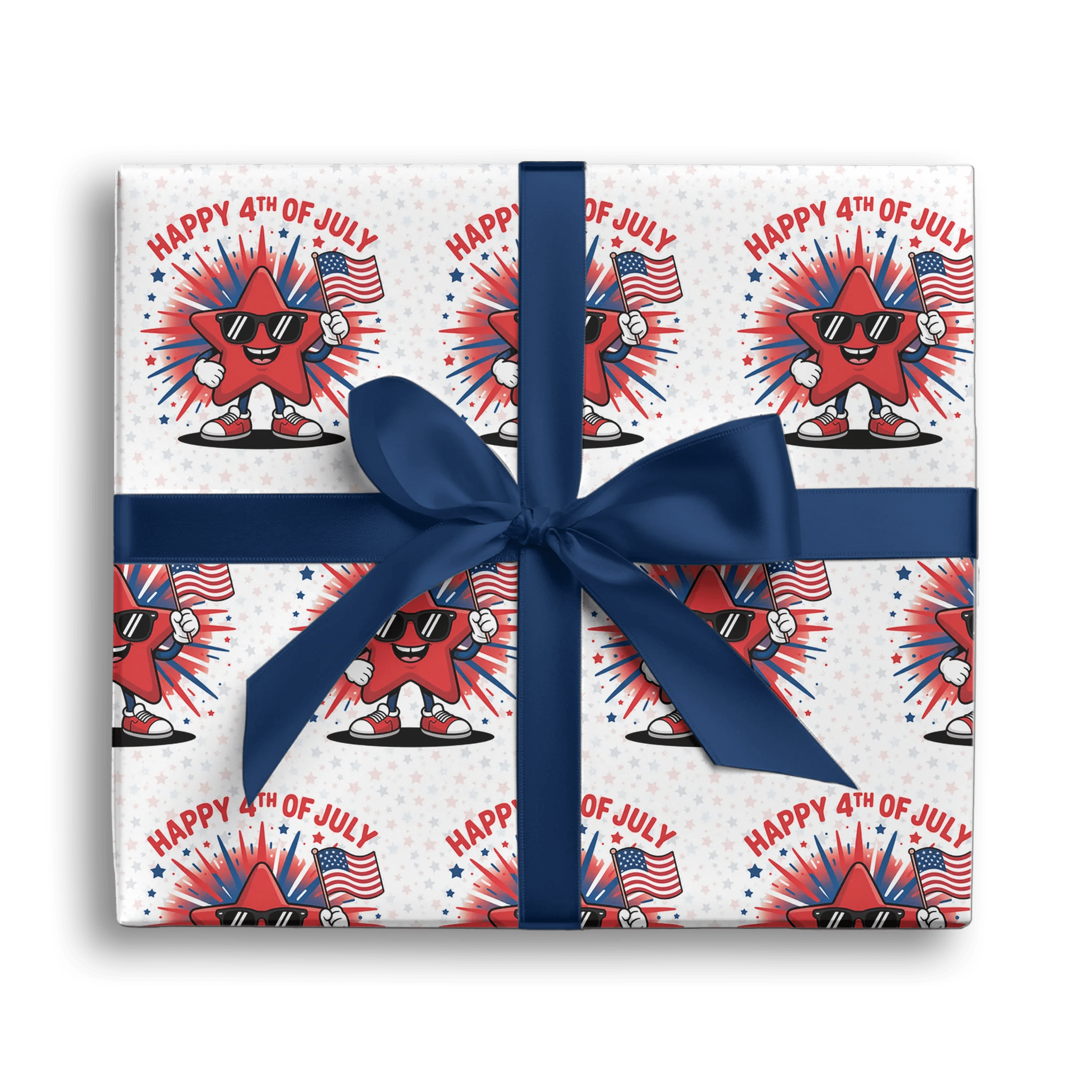 Star's Festive Magic Gift Wrapping Paper