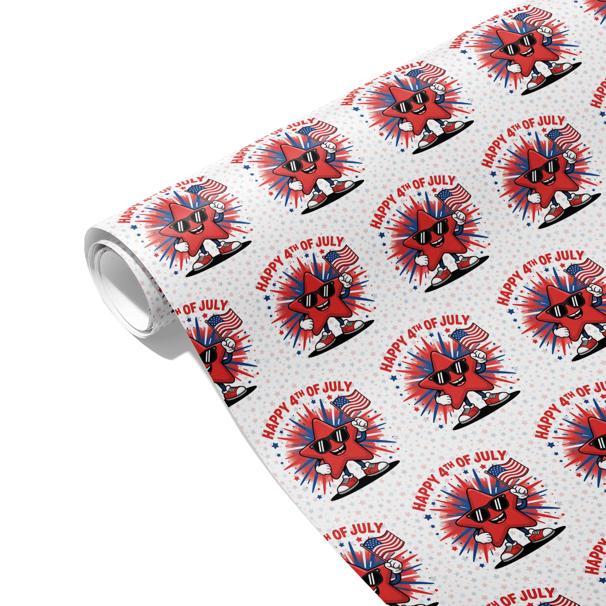 Star's Festive Magic Gift Wrapping Paper