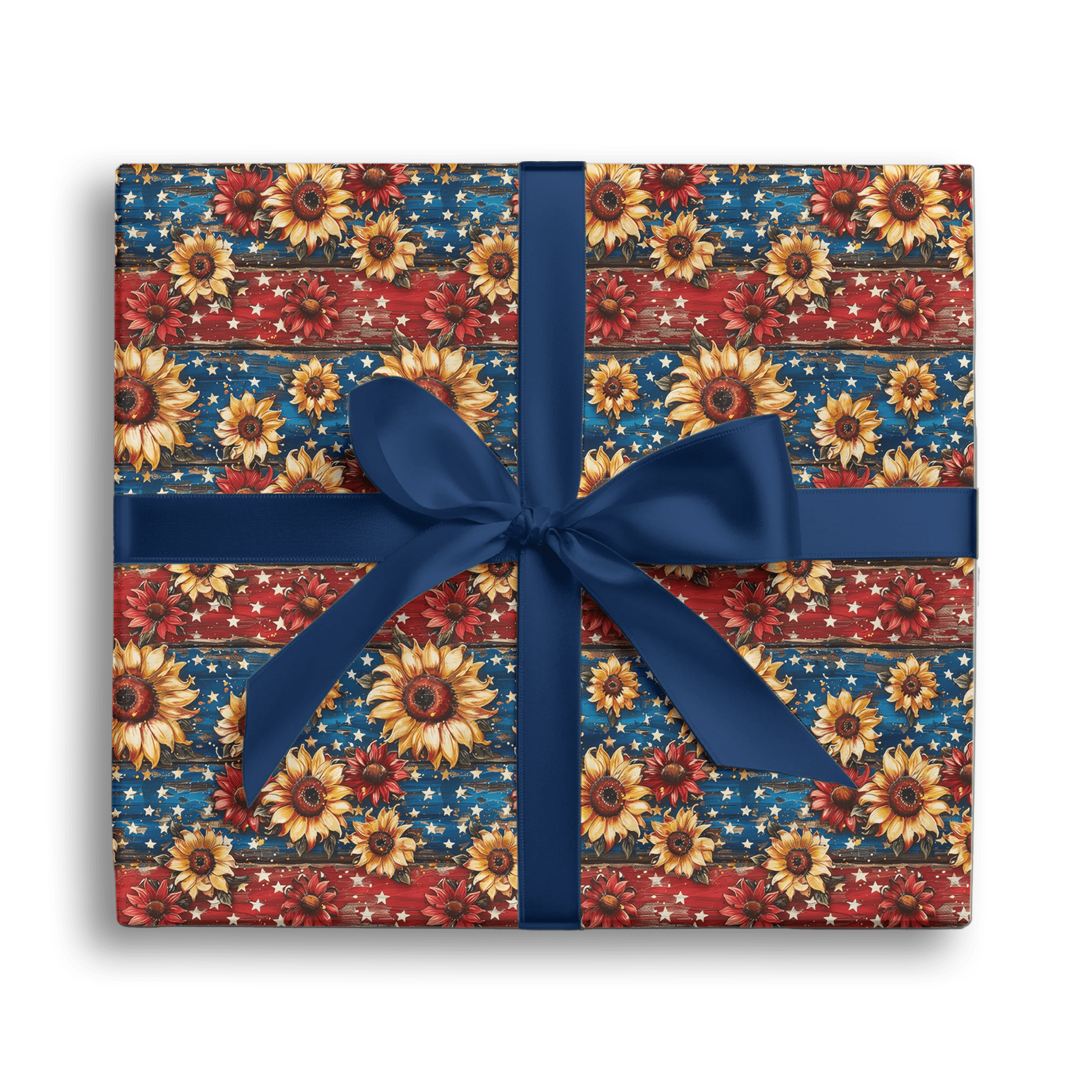 Rustic Floral Tribute Gift Wrapping Paper