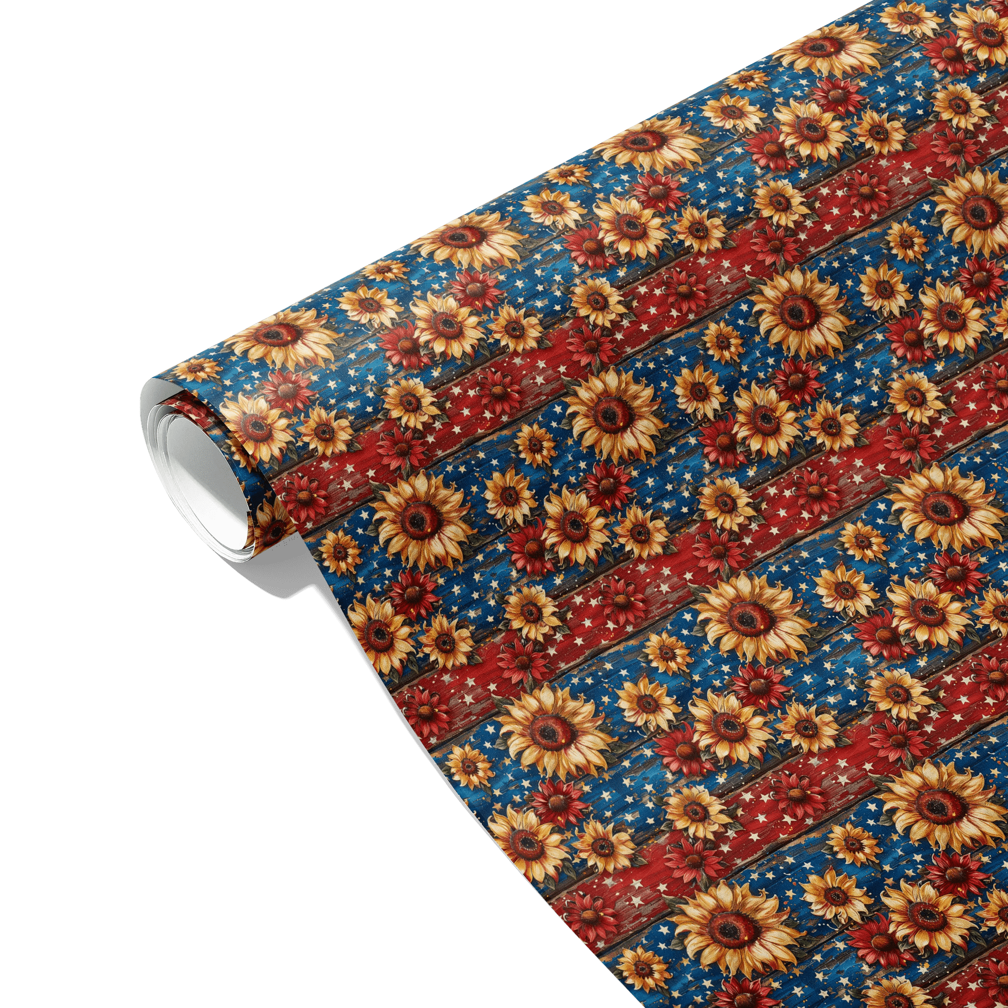 Rustic Floral Tribute Gift Wrapping Paper