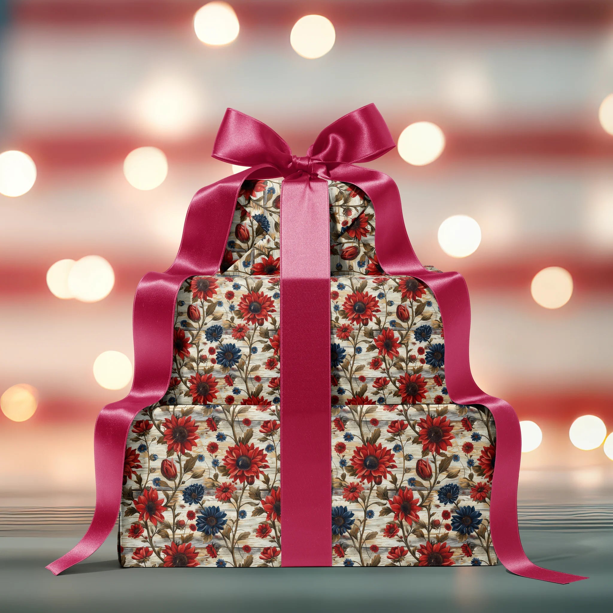 Country Bloom Harmony Gift Wrapping Paper