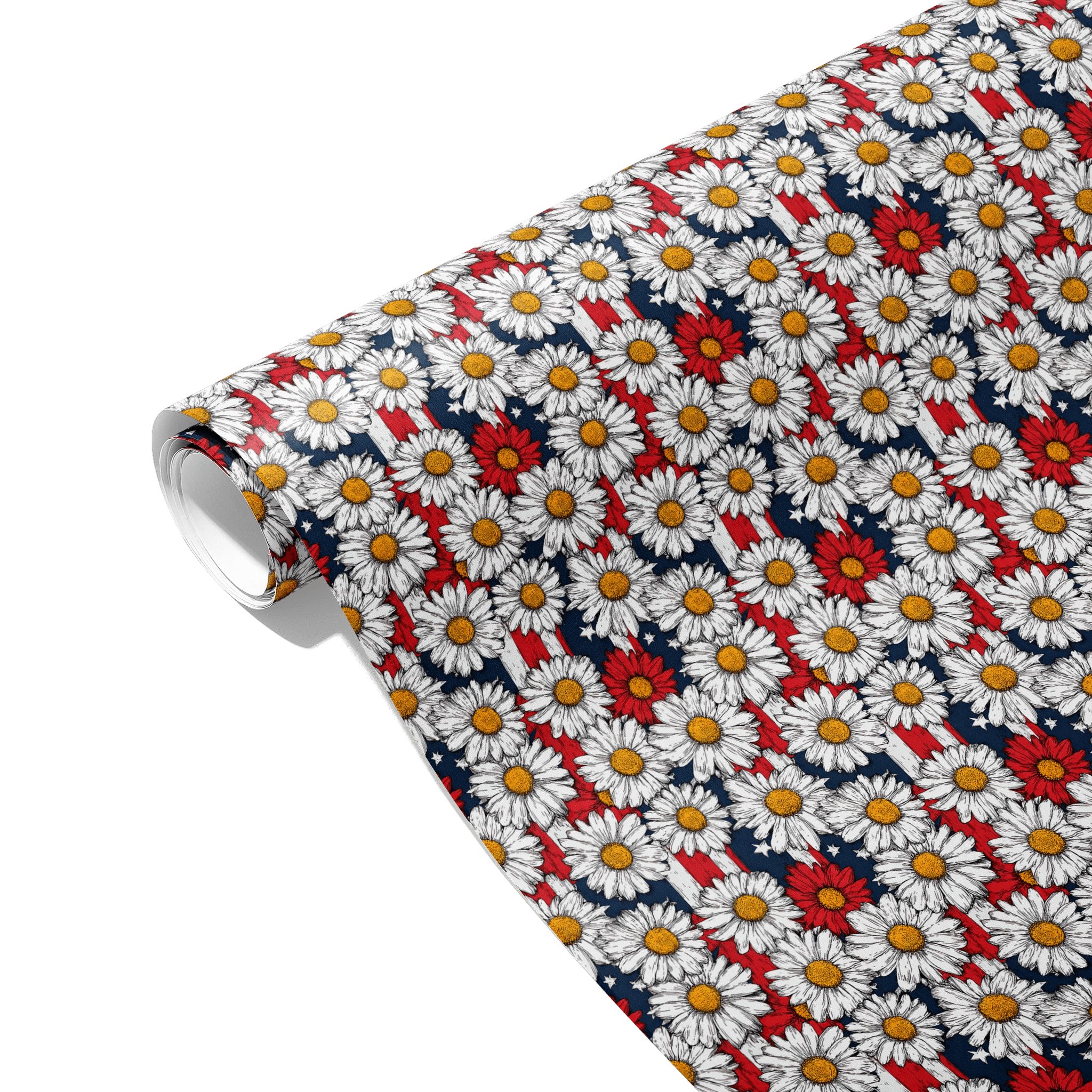 Blooming Banner Daisies Gift Wrapping Paper