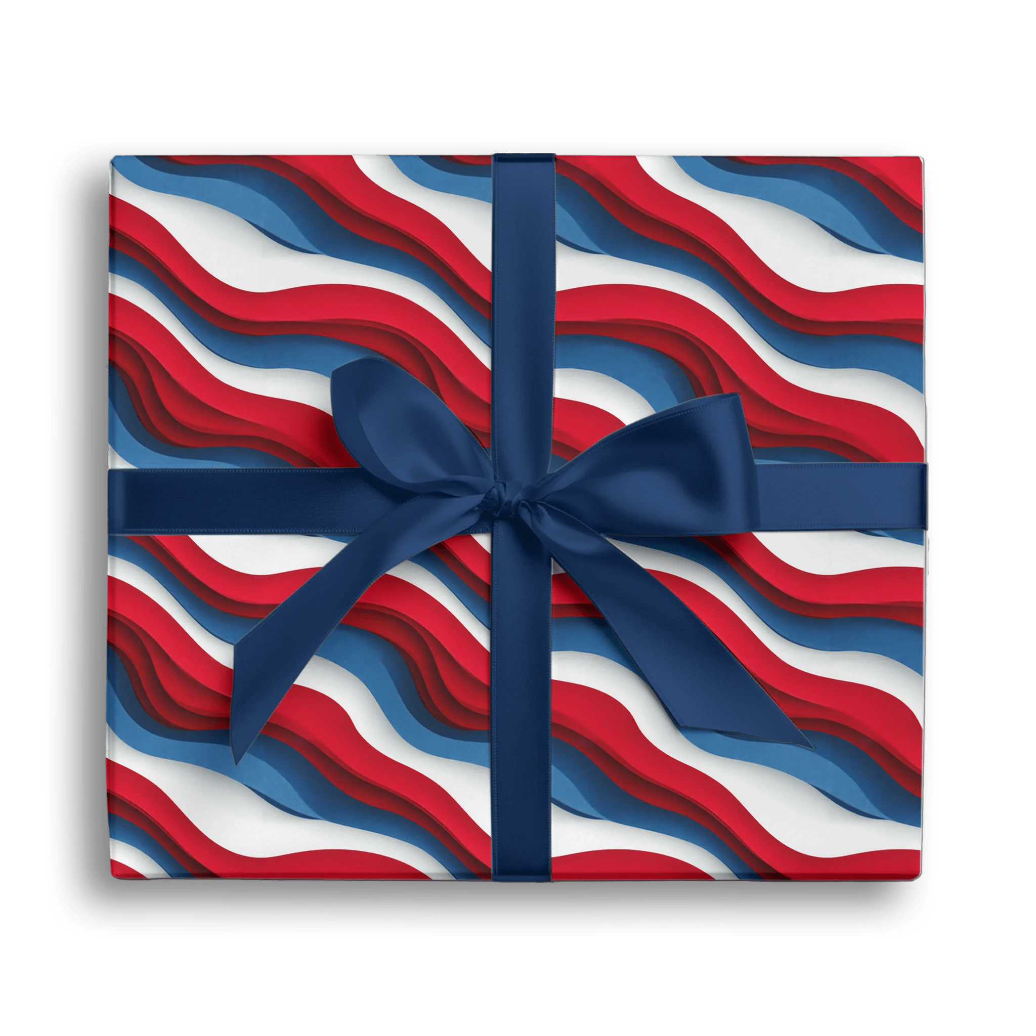 Flowing Freedom Bands Gift Wrapping Paper