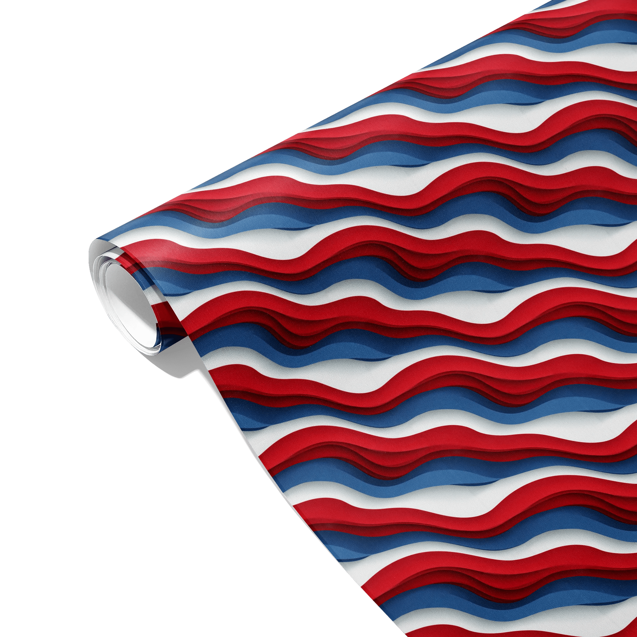 Flowing Freedom Bands Gift Wrapping Paper