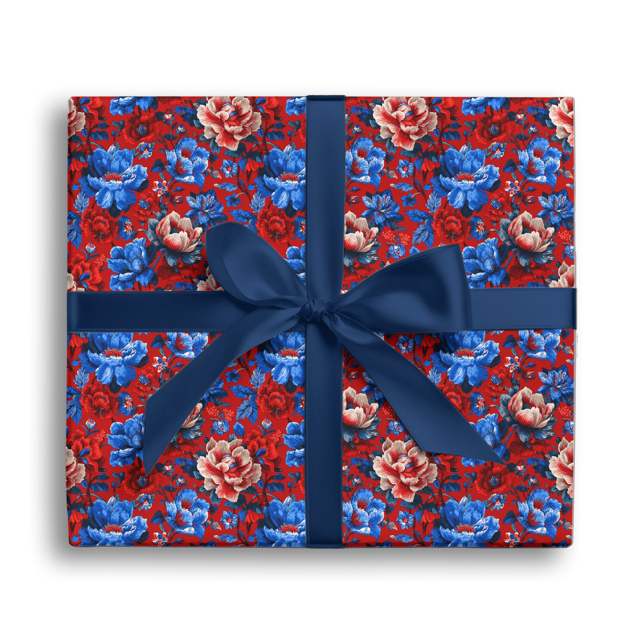 Vibrant Victory Florals Gift Wrapping Paper