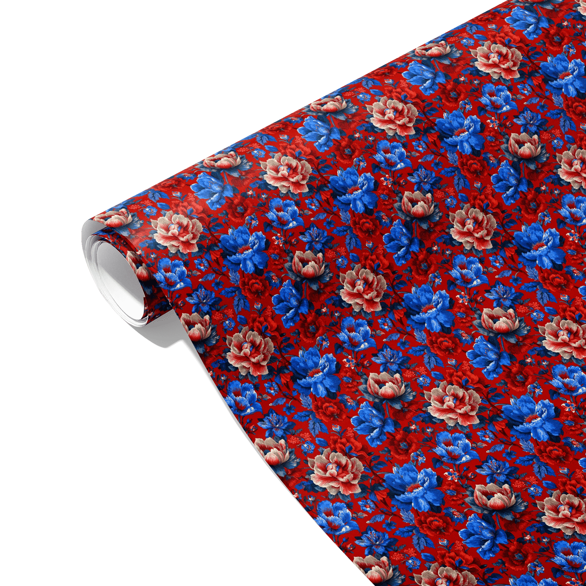 Vibrant Victory Florals Gift Wrapping Paper