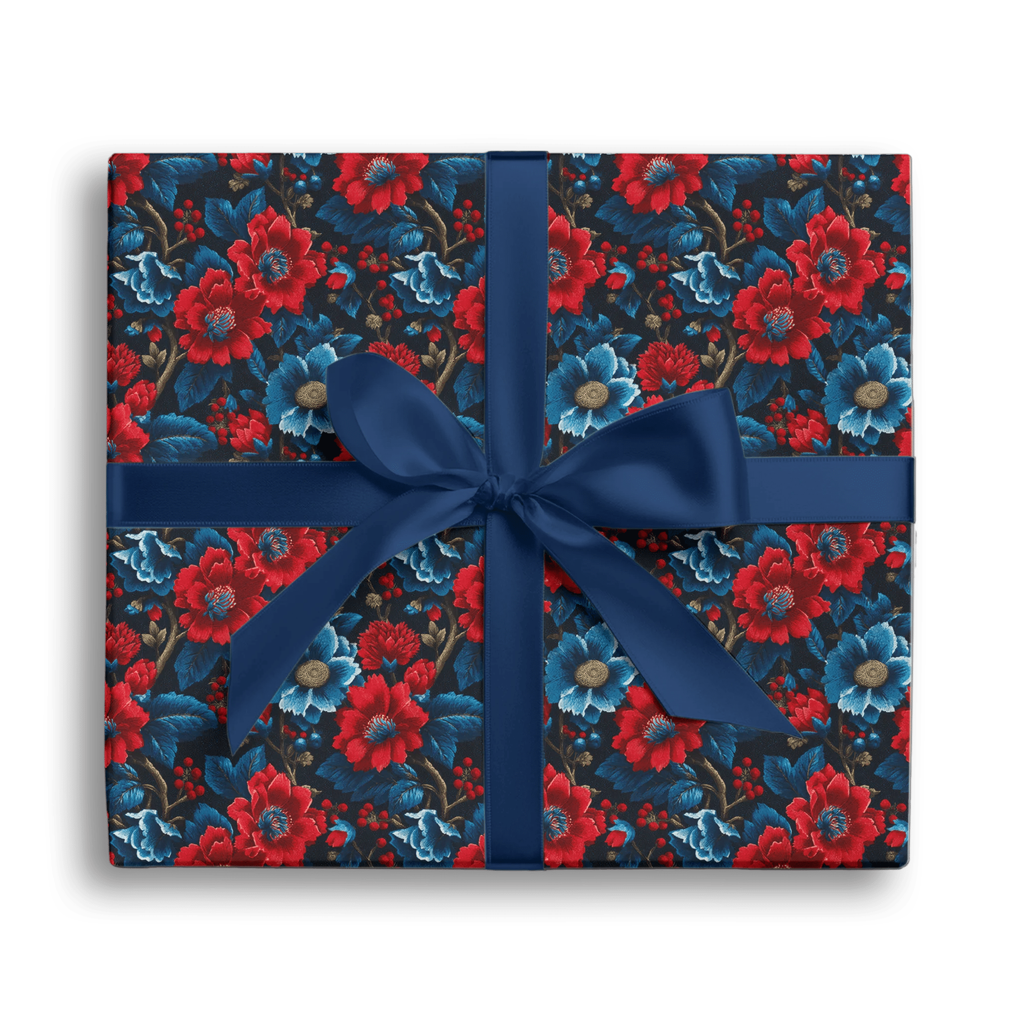 Tapestry Tribute Florals Gift Wrapping Paper