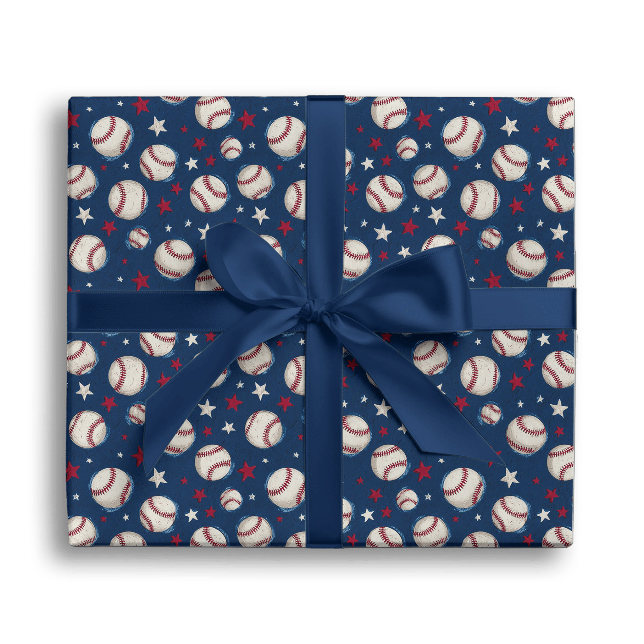 Sporty Baseball Salute Gift Wrapping Paper