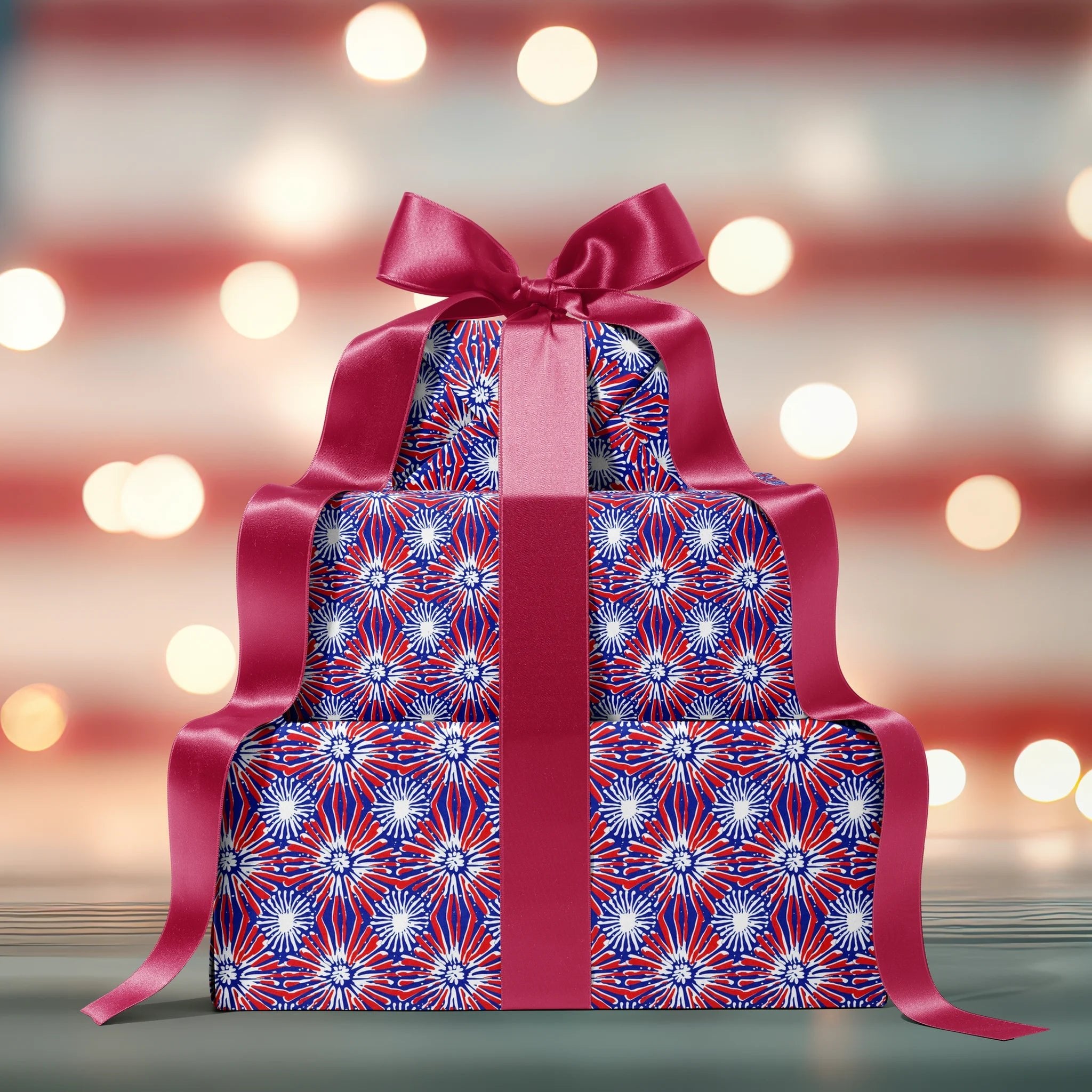 Burst of Stars Gift Wrapping Paper