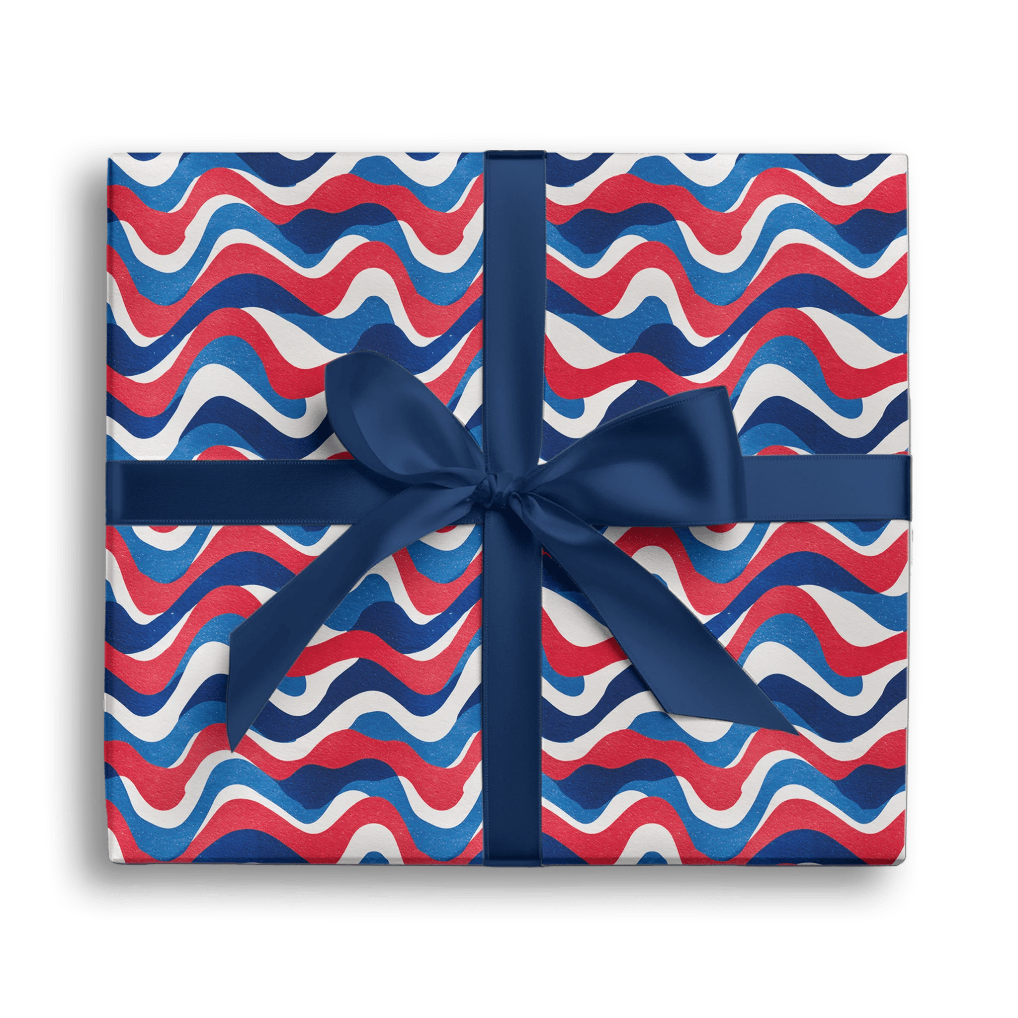 Rhythmic Ribbon Flow Gift Wrapping Paper