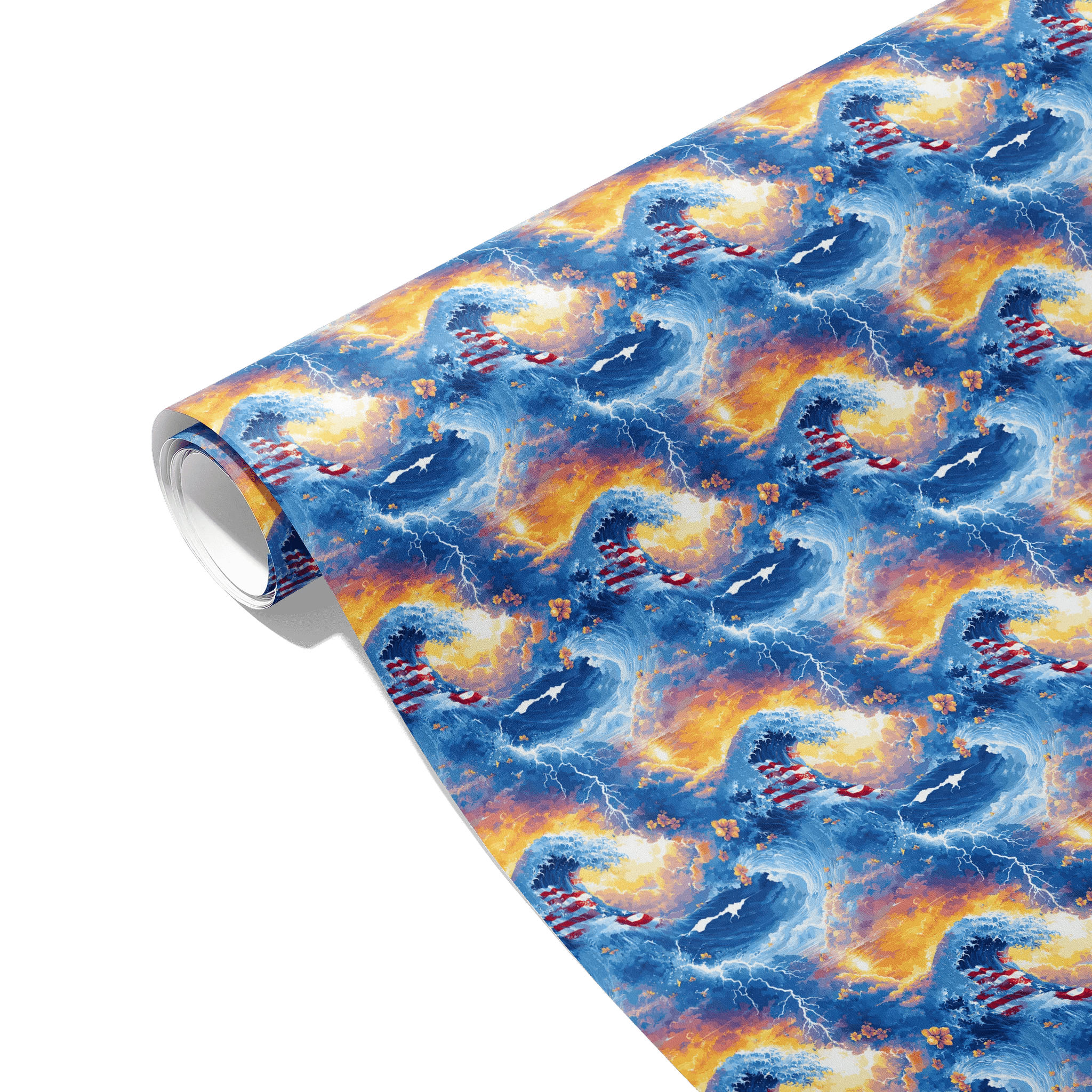 Surreal Wave Surge Gift Wrapping Paper