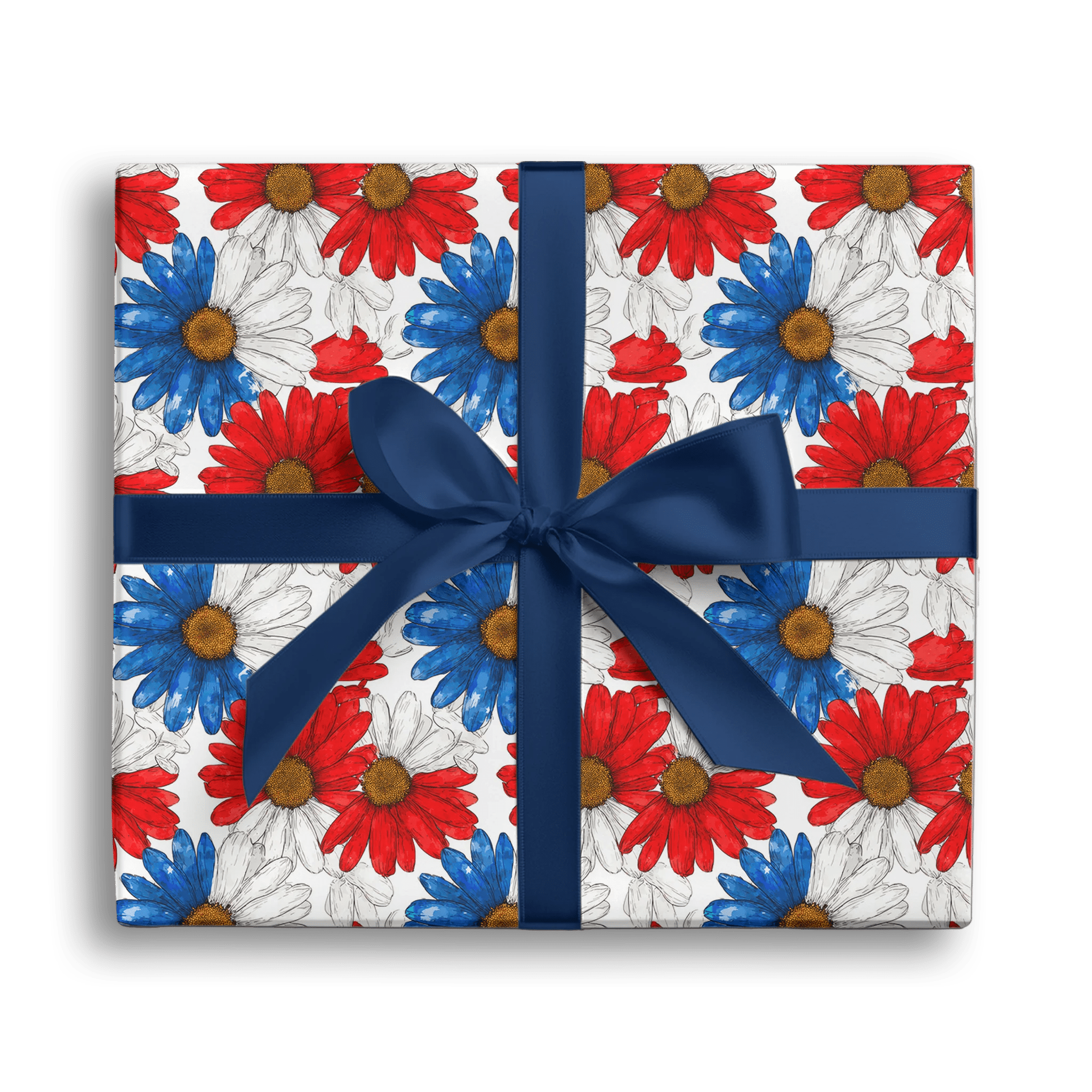 Dynamic Daisy Blooms Gift Wrapping Paper