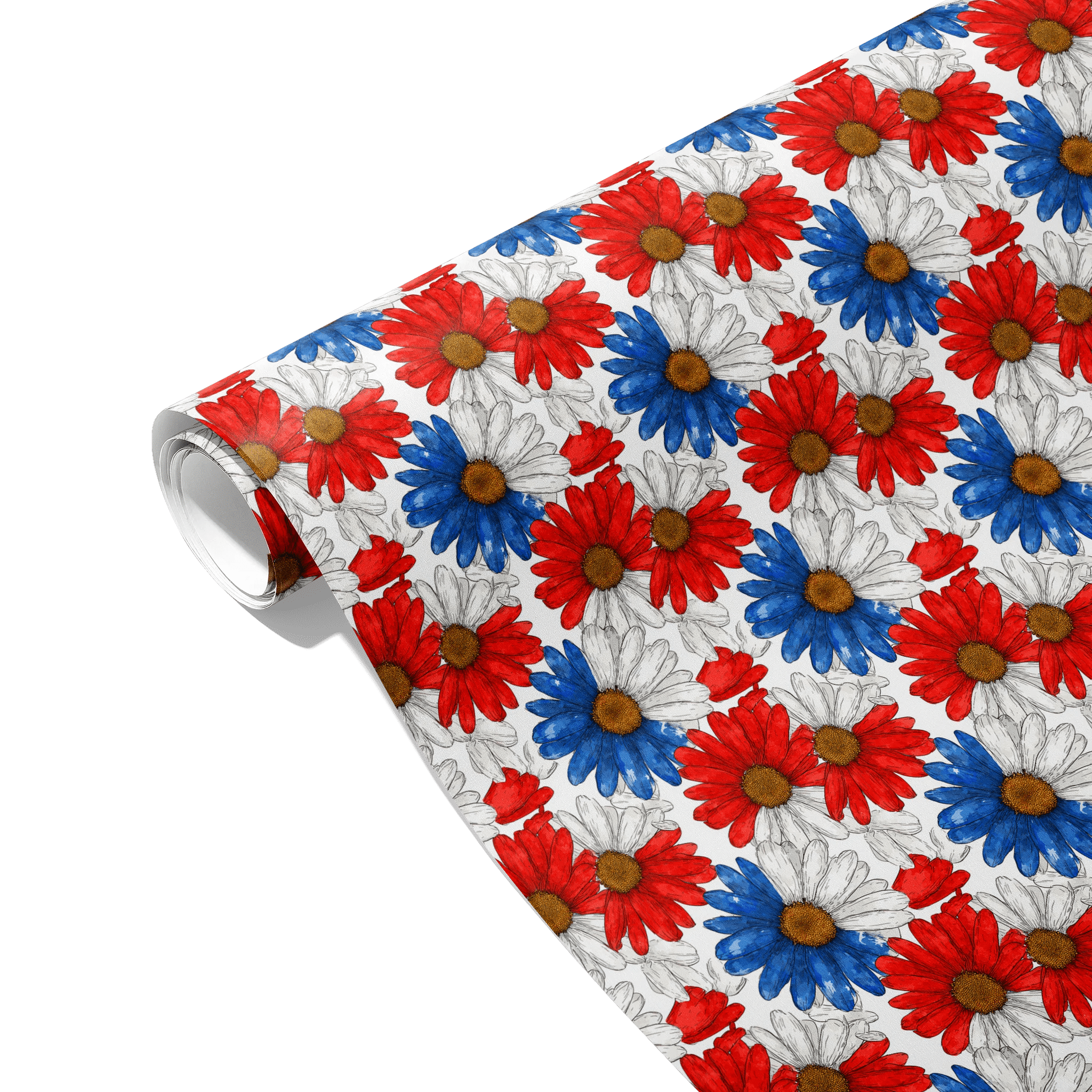 Dynamic Daisy Blooms Gift Wrapping Paper