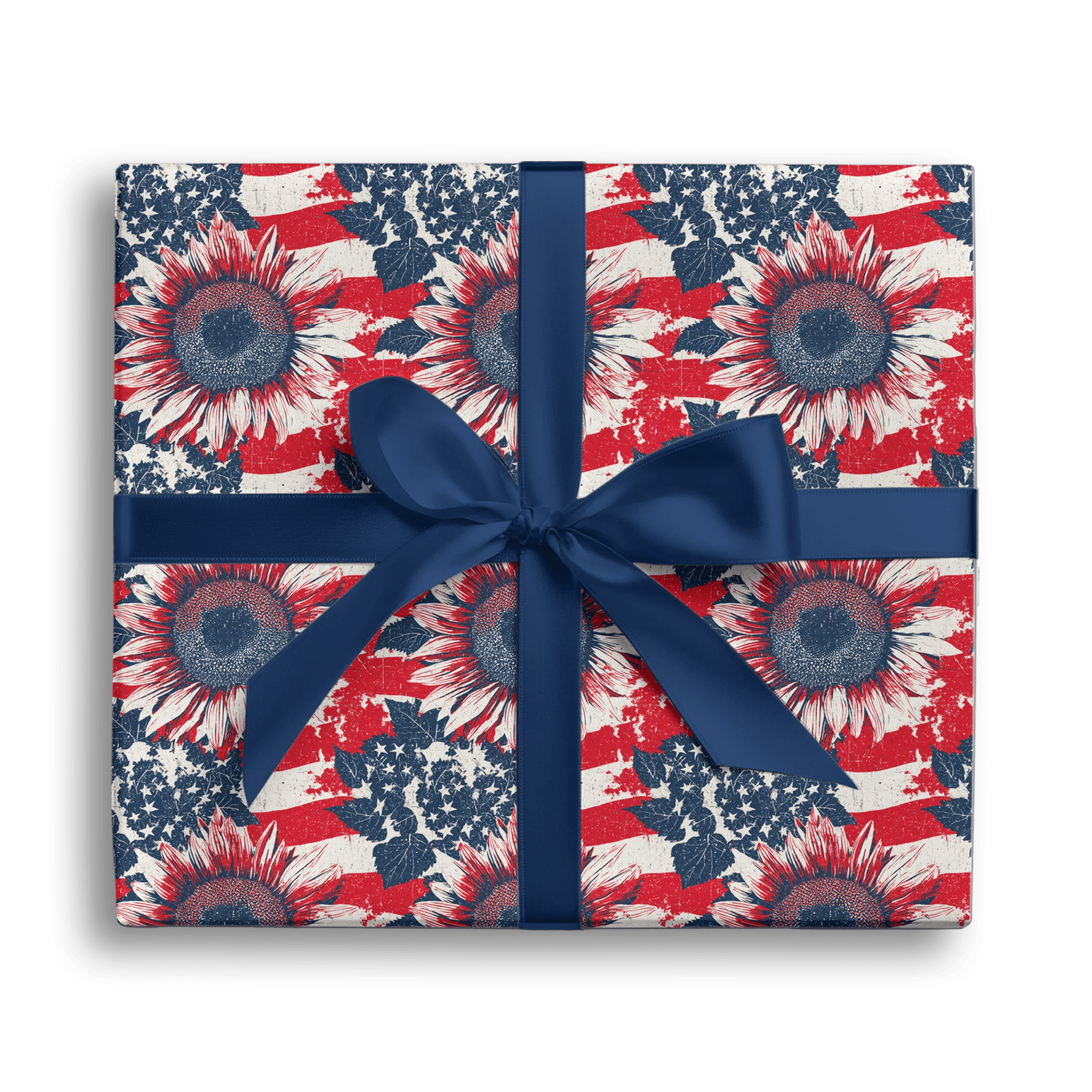Rustic Reverent Sunflowers Gift Wrapping Paper