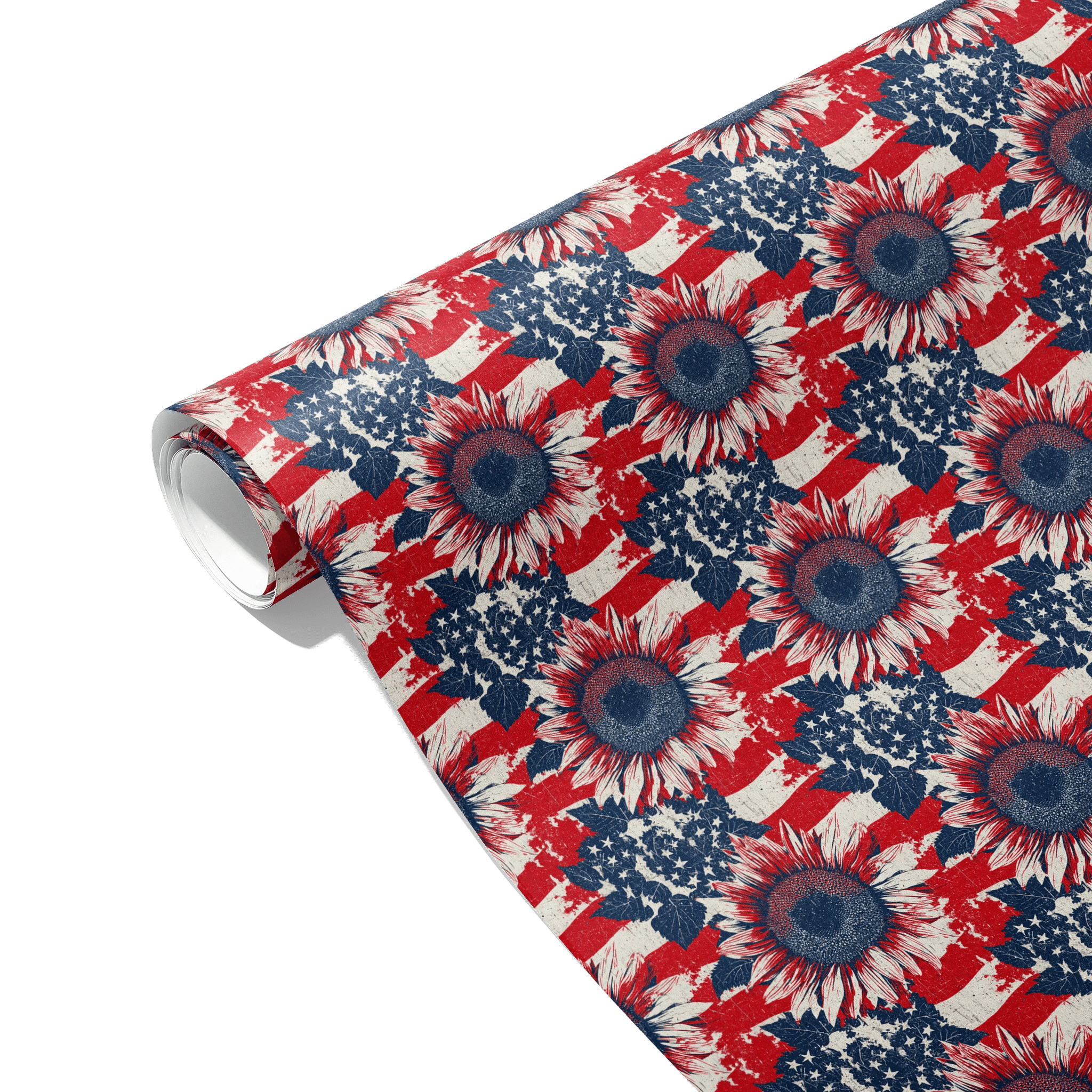 Rustic Reverent Sunflowers Gift Wrapping Paper