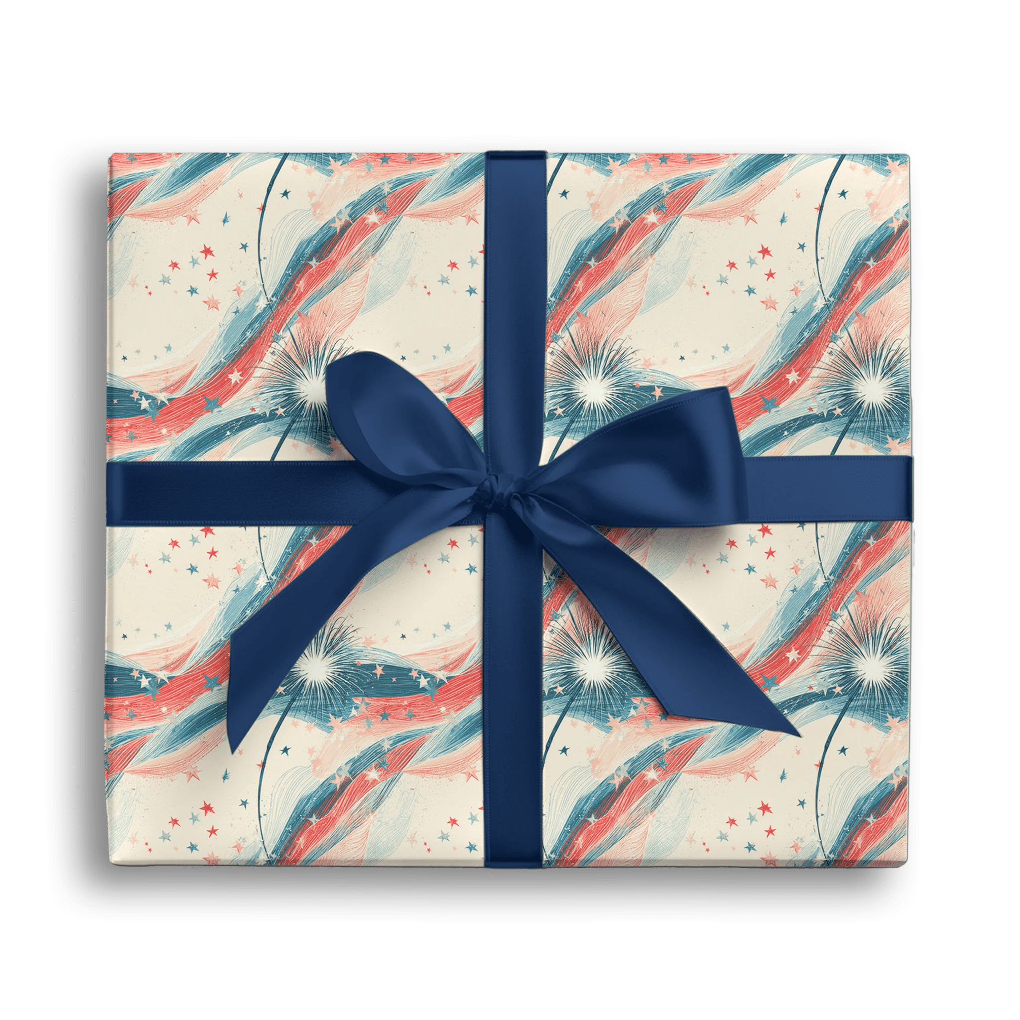 Cosmic Firework Swirls Gift Wrapping Paper