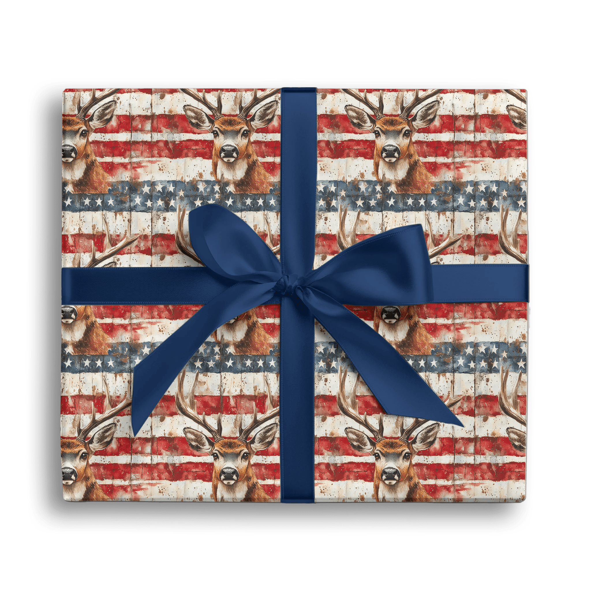 Woodland Warrior Deer Gift Wrapping Paper