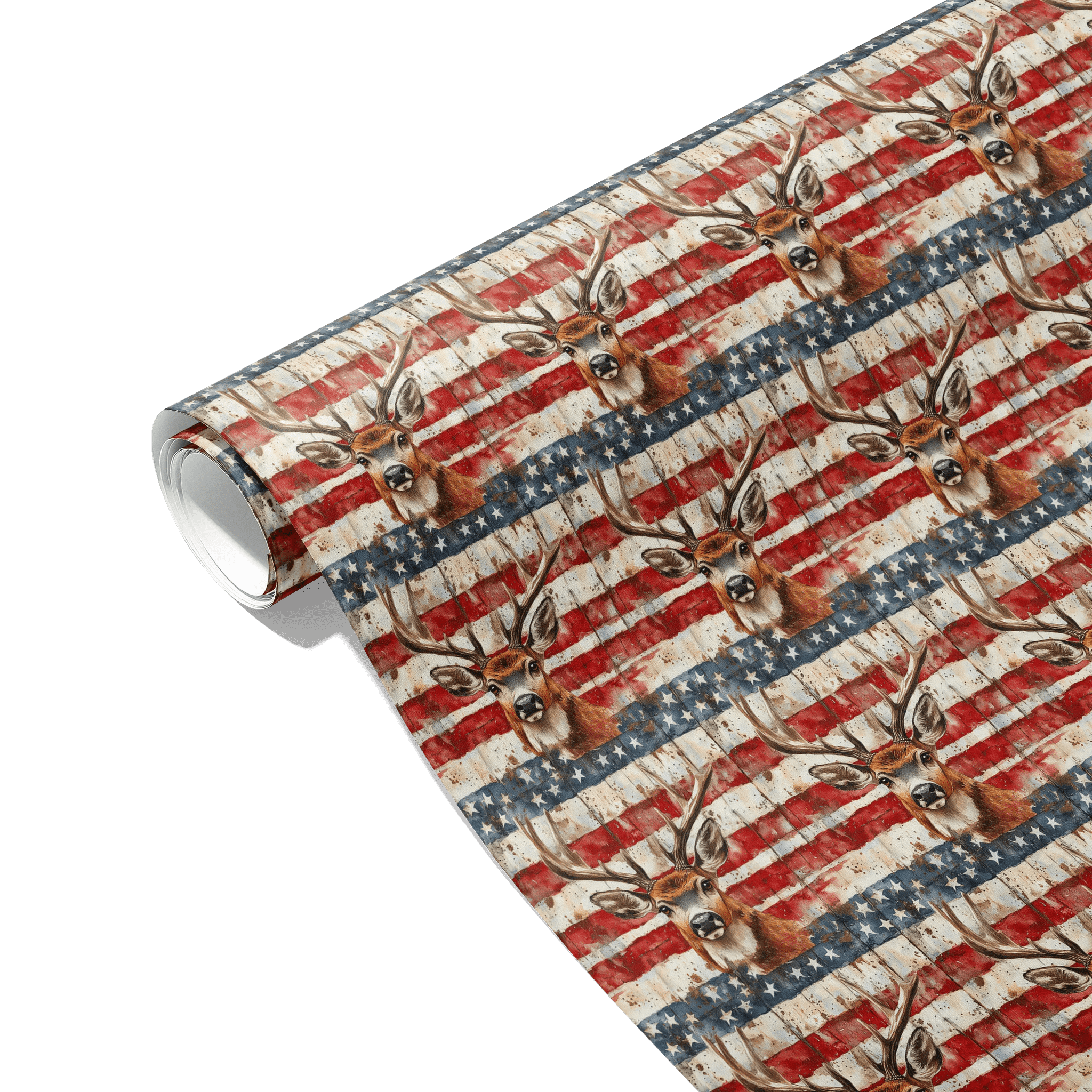 Woodland Warrior Deer Gift Wrapping Paper