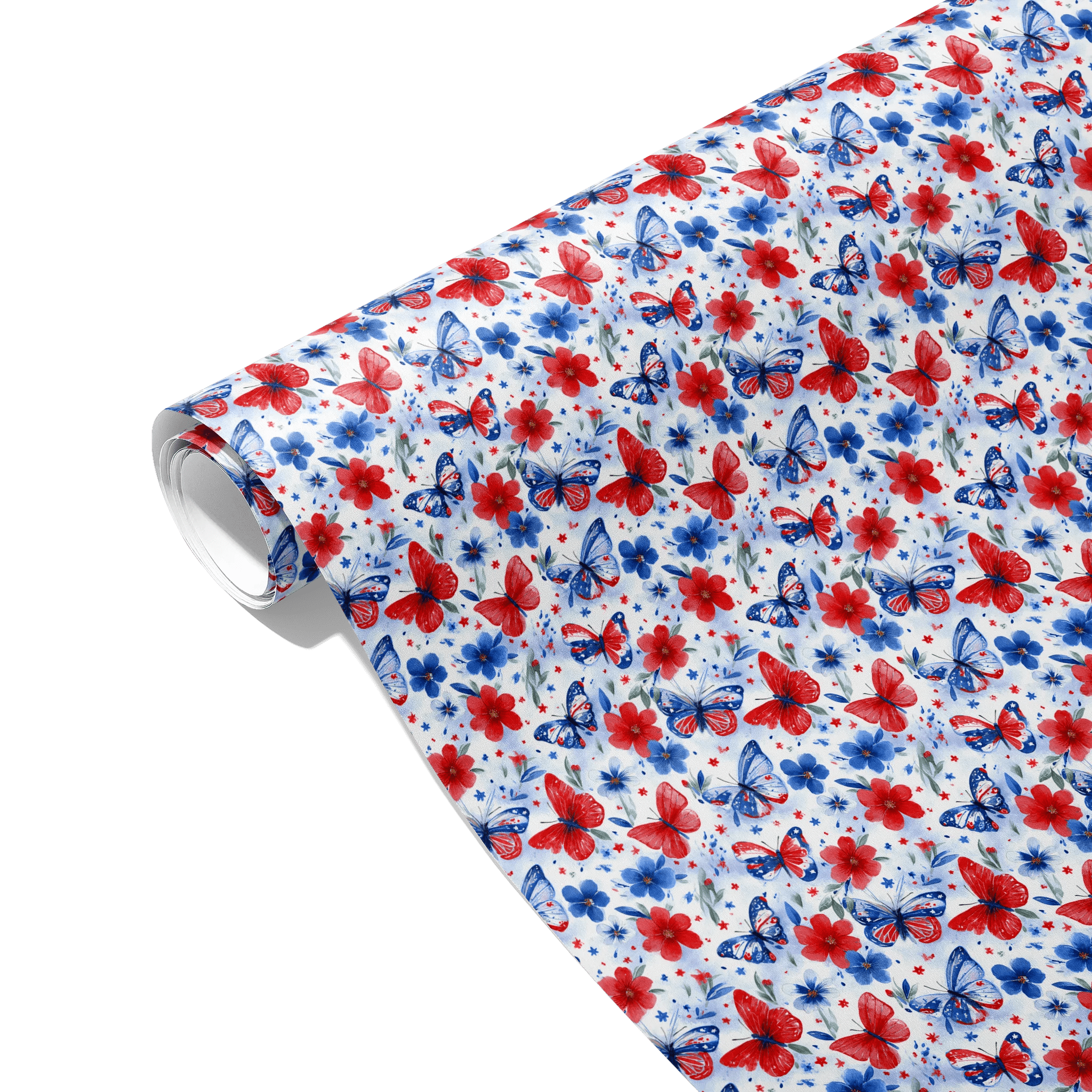 Watercolor Whimsy Butterflies Gift Wrapping Paper