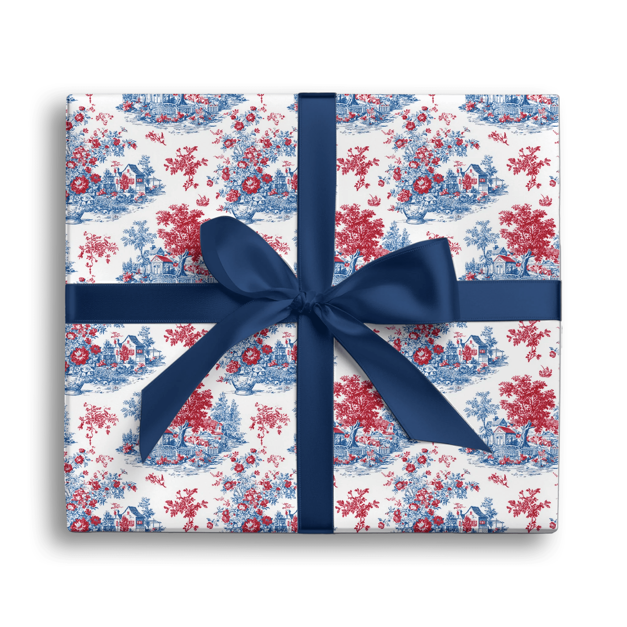 Toile Tribute Romance Gift Wrapping Paper