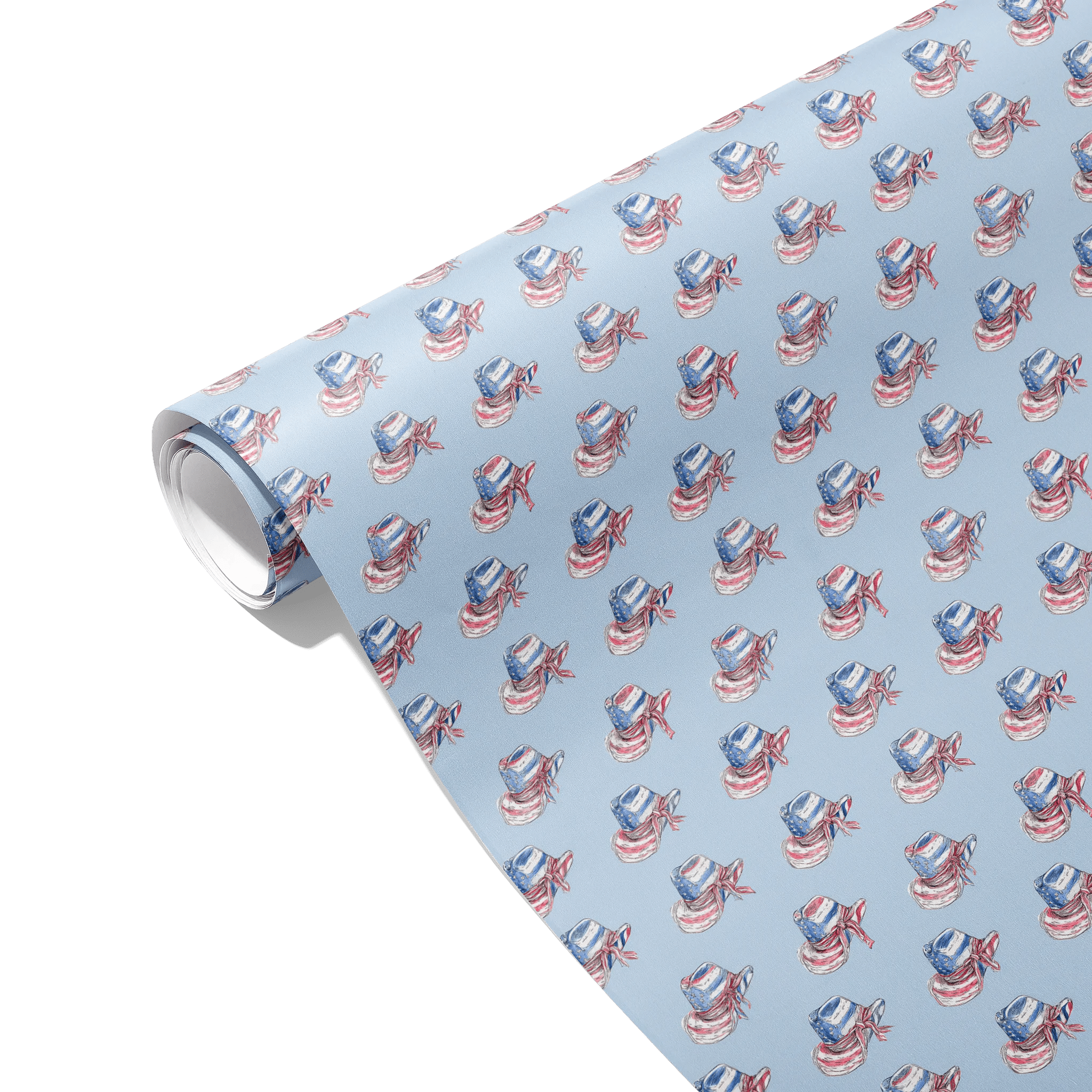 Western Salute Hats Gift Wrapping Paper