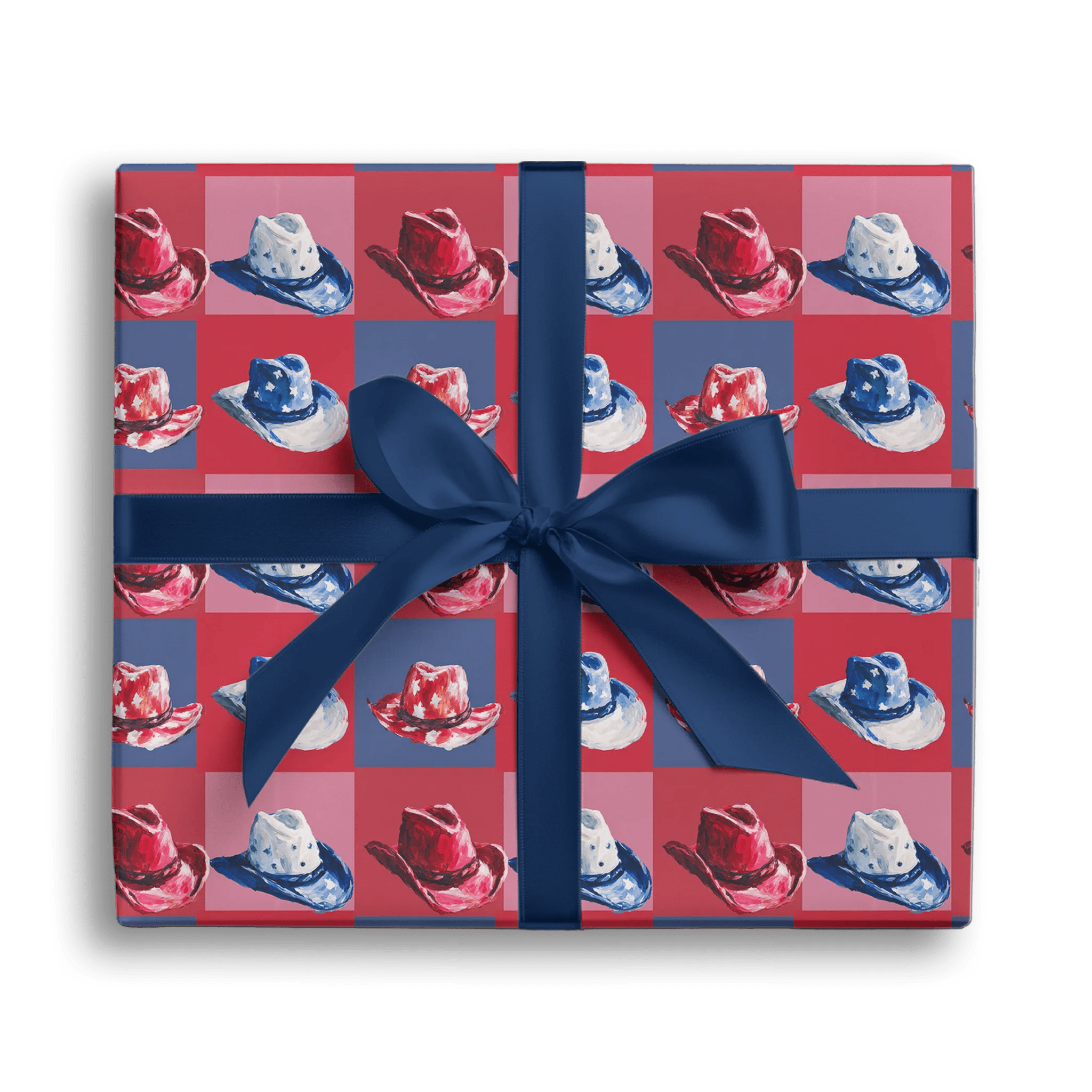 Colorful Cowpoke Hats Gift Wrapping Paper