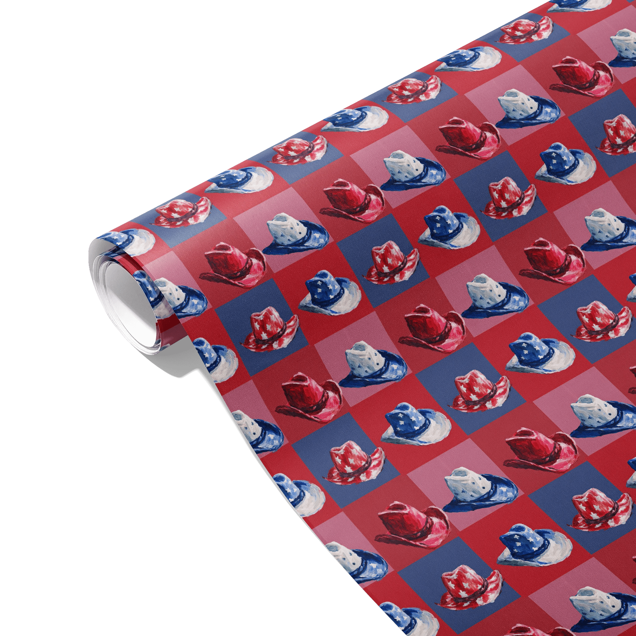 Colorful Cowpoke Hats Gift Wrapping Paper