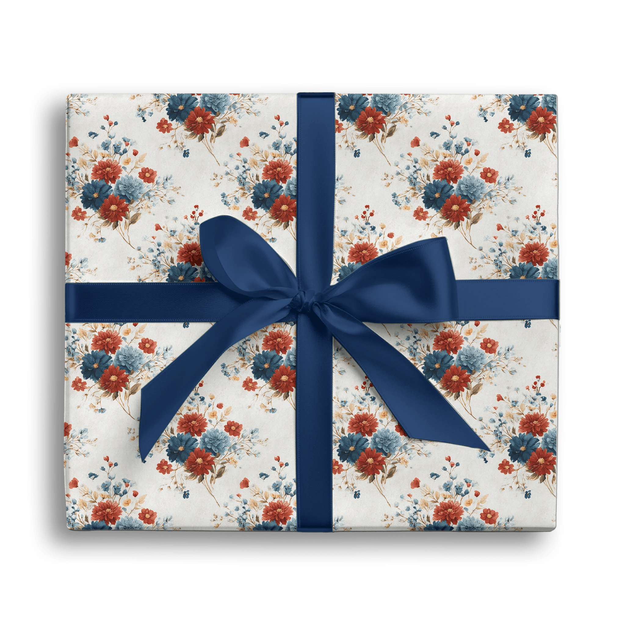 Vintage Bouquet Arrangement Gift Wrapping Paper