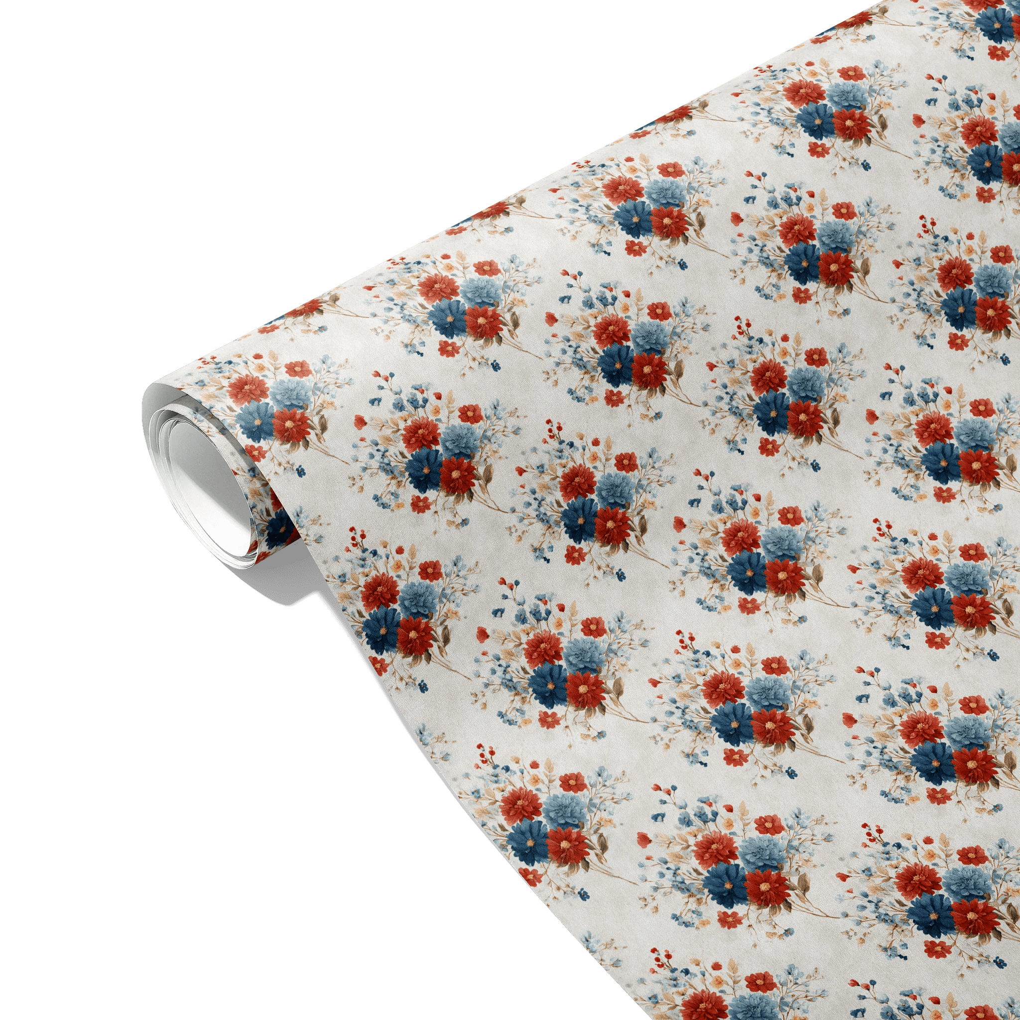 Vintage Bouquet Arrangement Gift Wrapping Paper