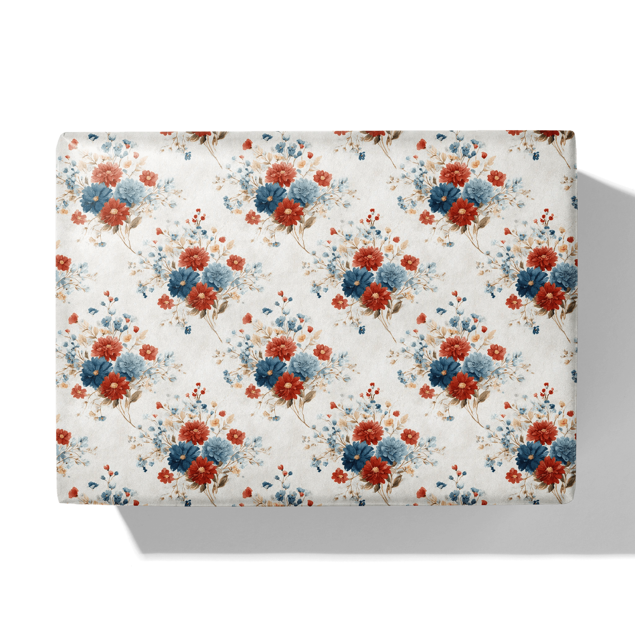 Vintage Bouquet Arrangement Gift Wrapping Paper