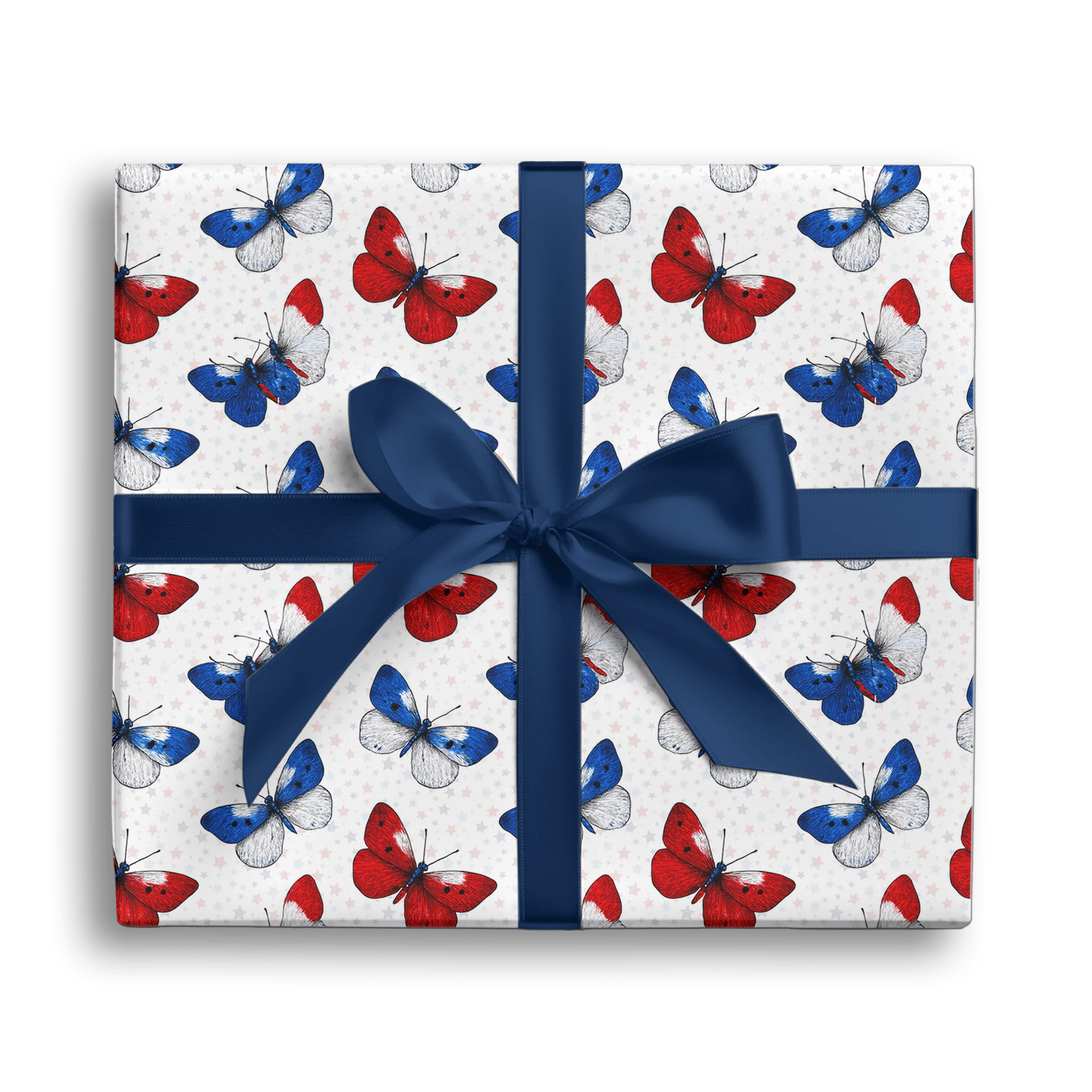 Graceful Gathering Butterflies Gift Wrapping Paper