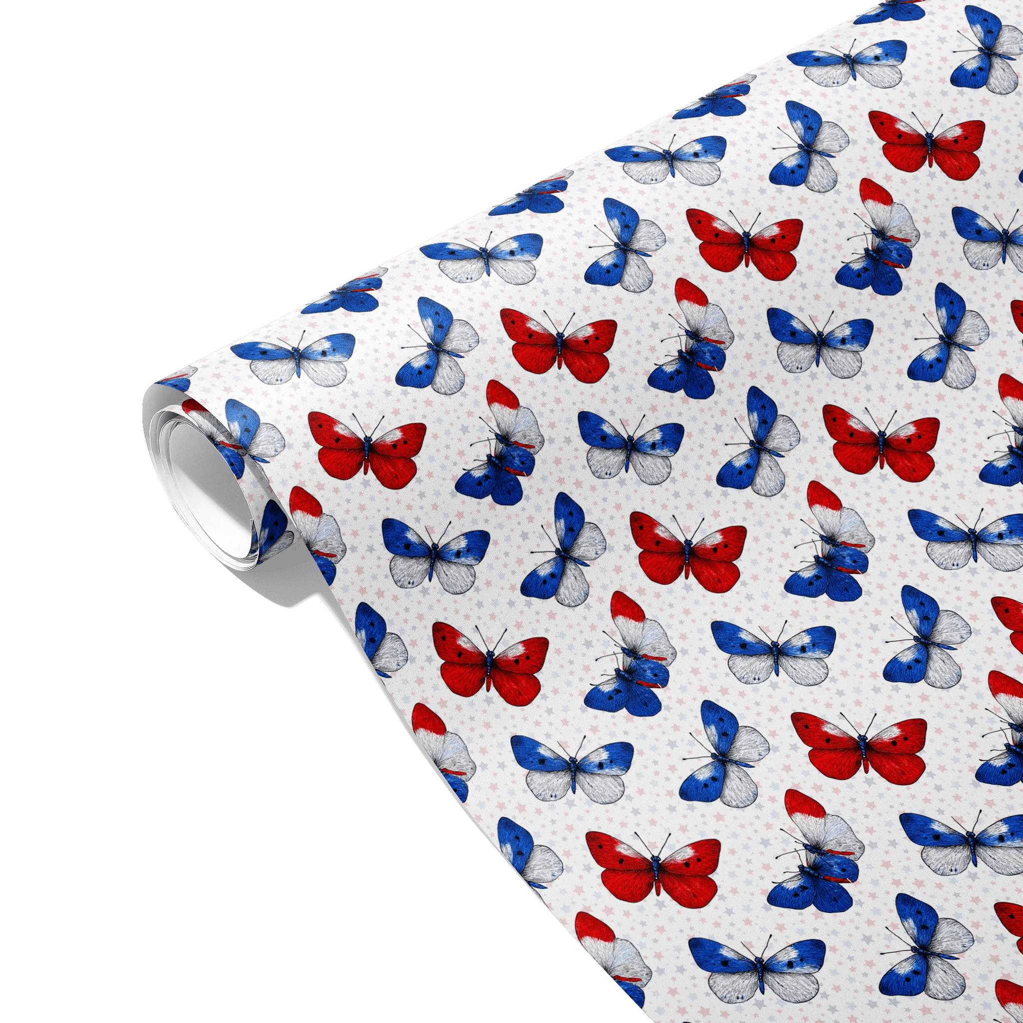 Graceful Gathering Butterflies Gift Wrapping Paper