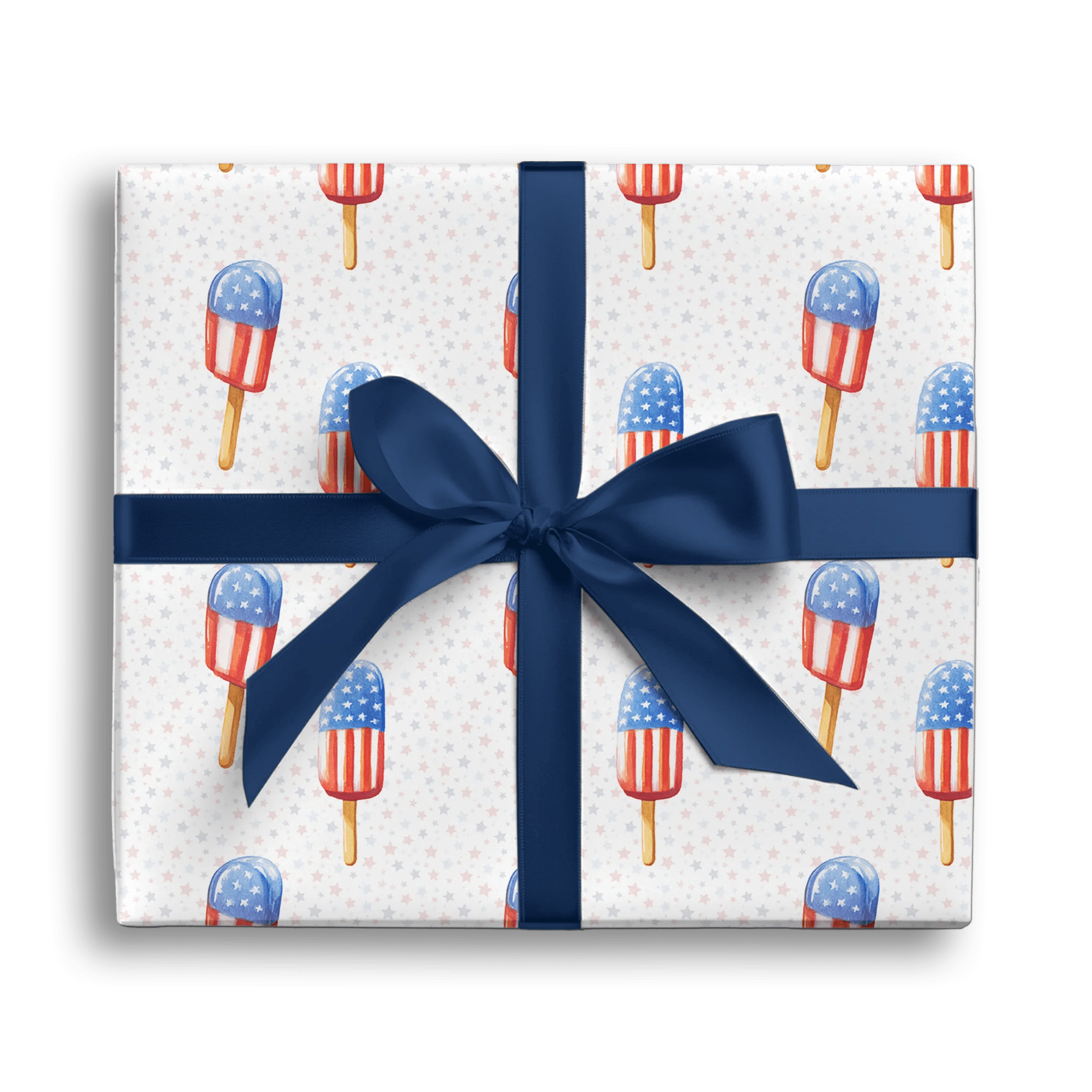 Cool Patriotic Popsicles Gift Wrapping Paper