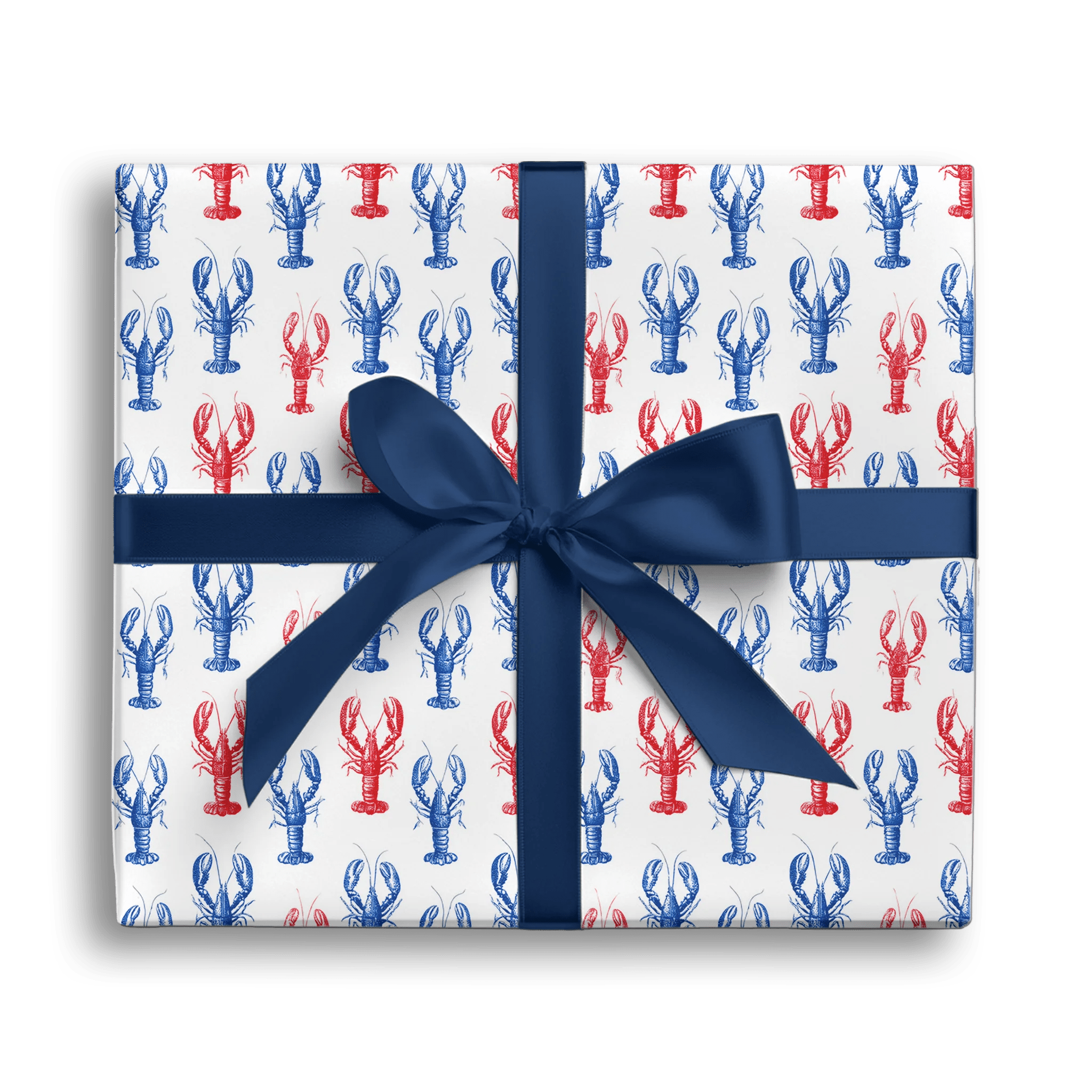 Lobster Liberty Rows Gift Wrapping Paper