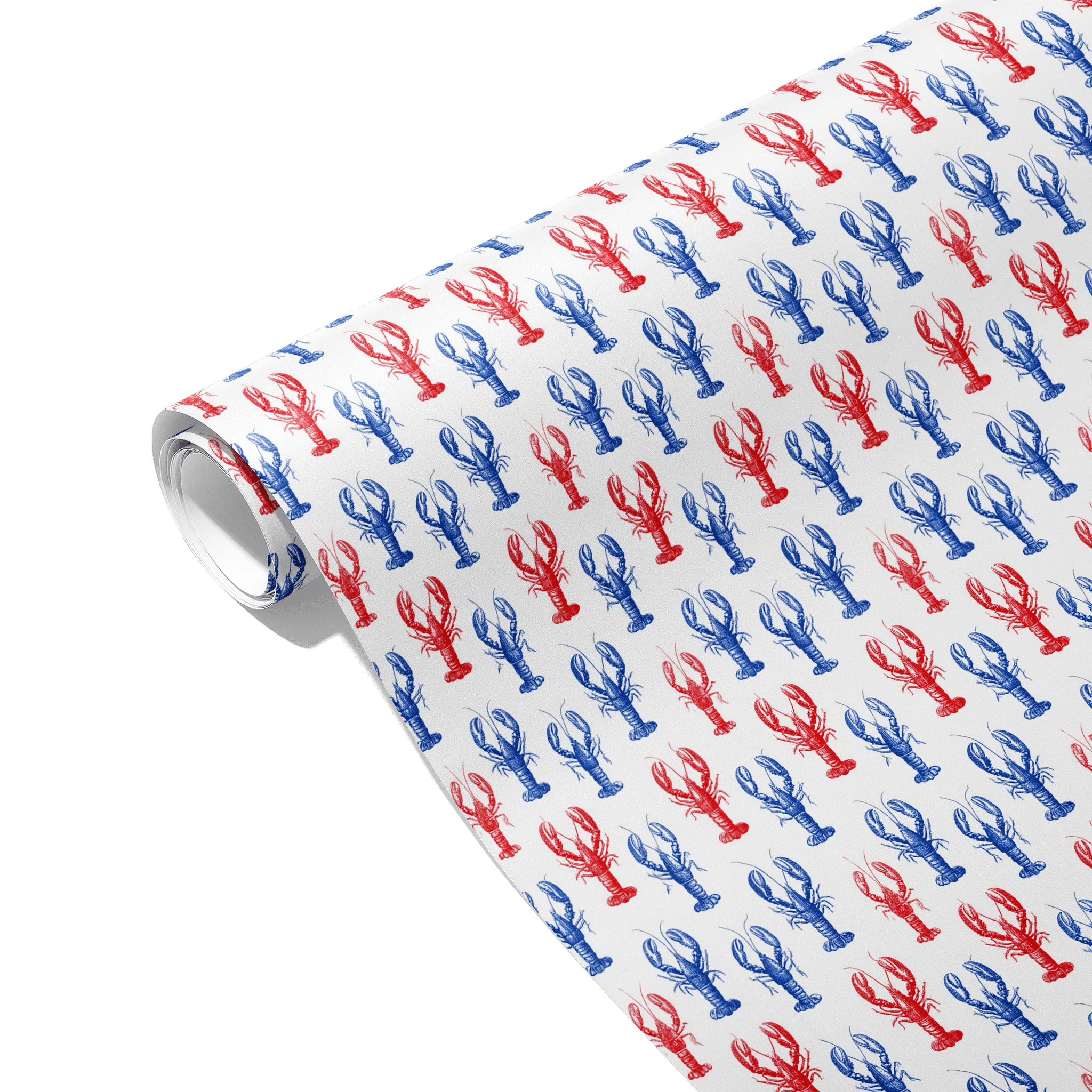 Lobster Liberty Rows Gift Wrapping Paper