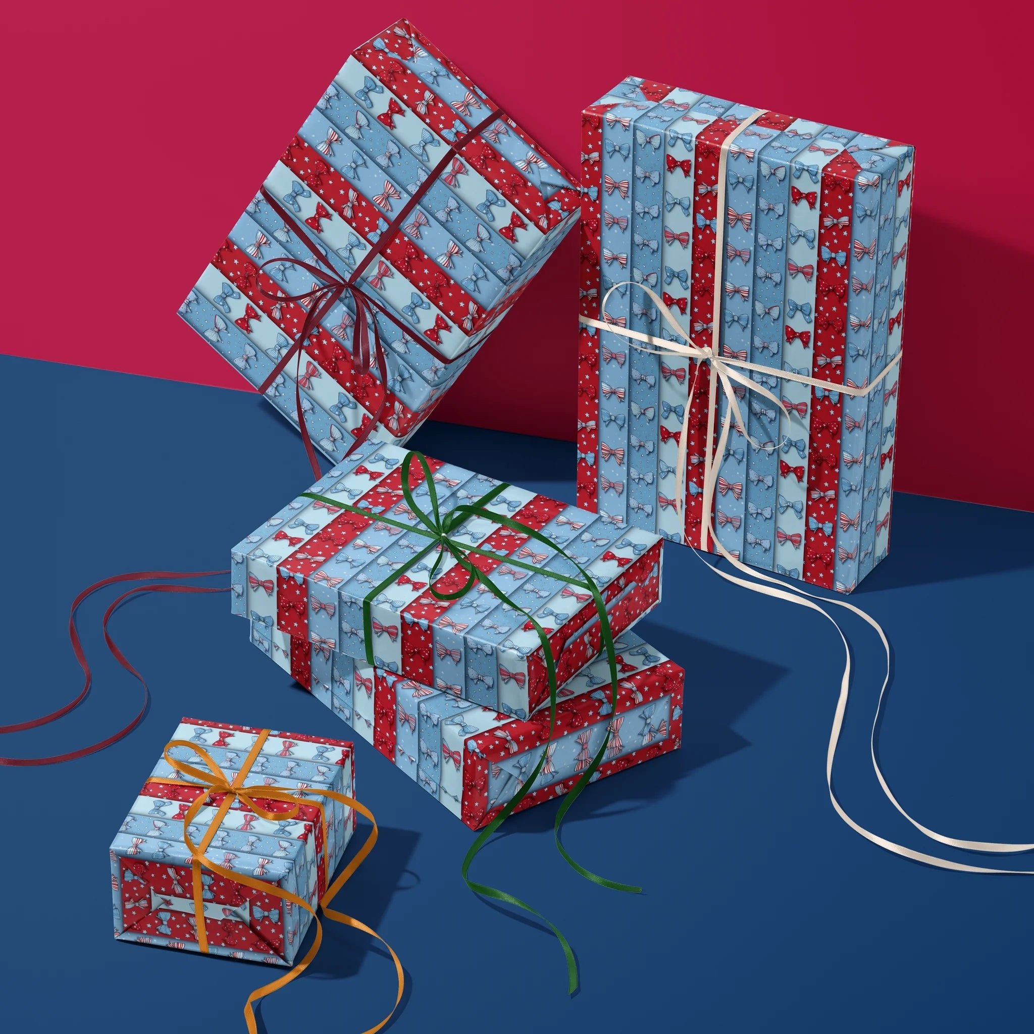 Bow-tiful Banner Glory Gift Wrapping Paper
