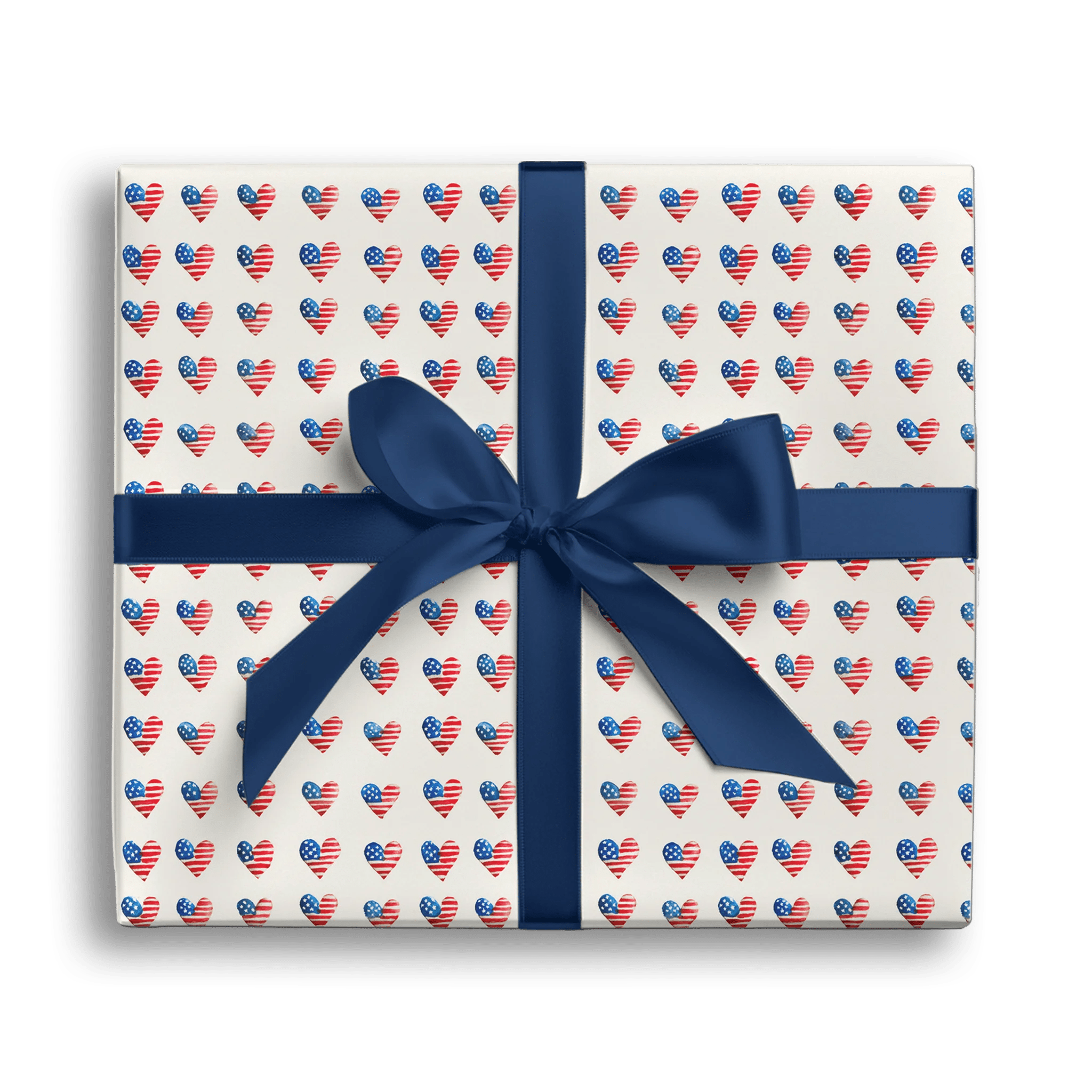 Heart's Allegiance Rows Gift Wrapping Paper